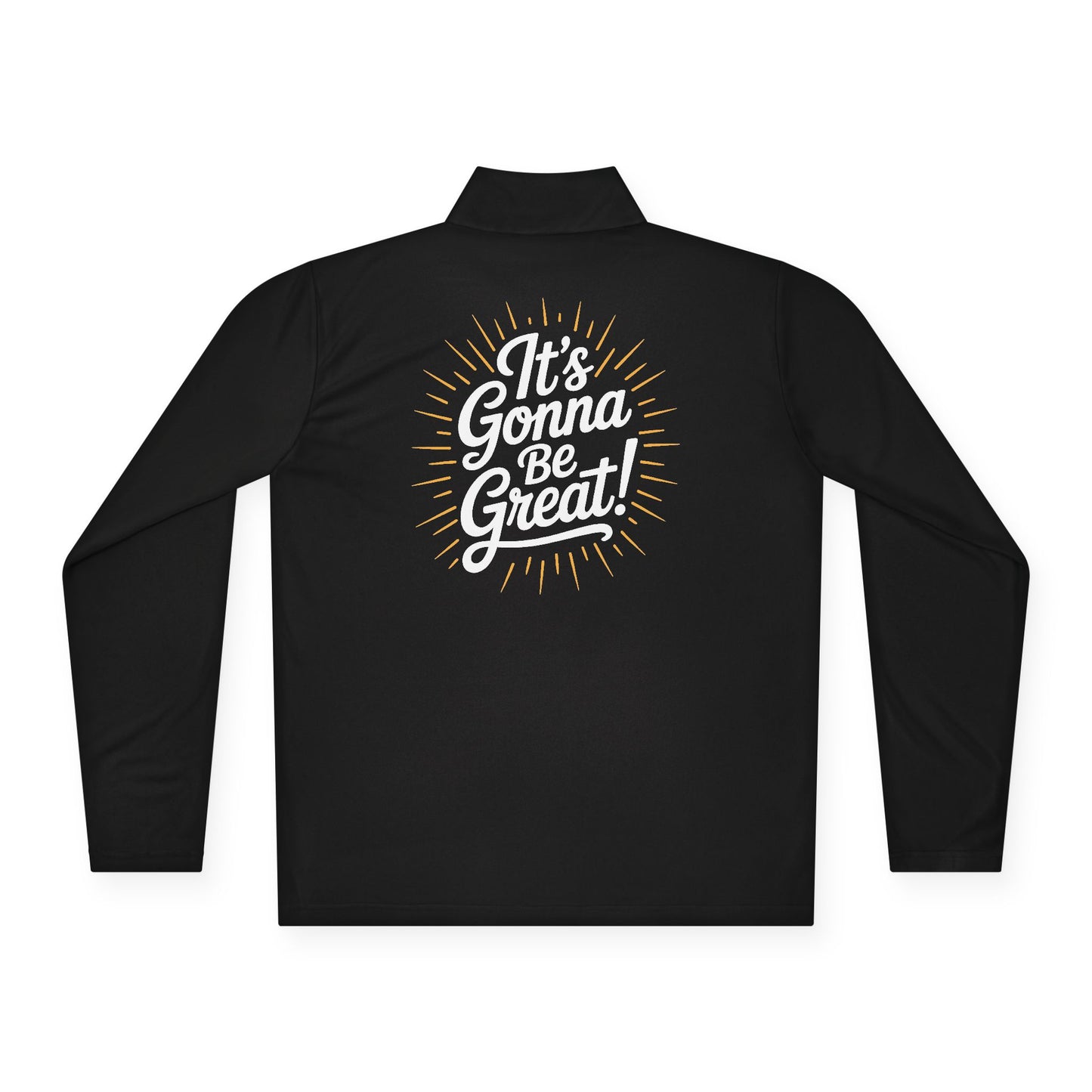 WIS "IT'S GONNA BE GREAT!" QUARTER ZIP MOISTURE WICKING PULLOVER
