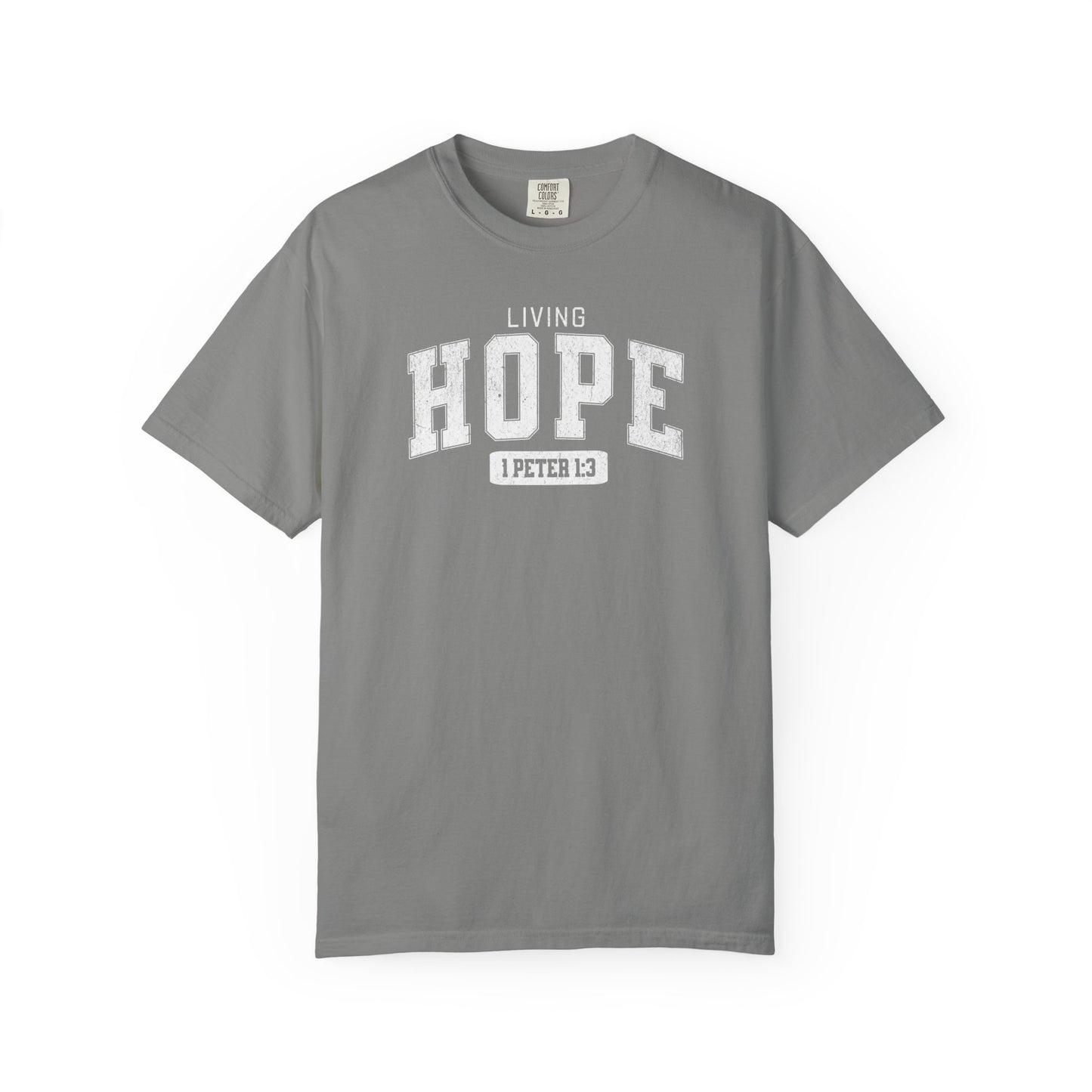 VARSITY "LIVING HOPE" UNISEX PREMIUM TEE
