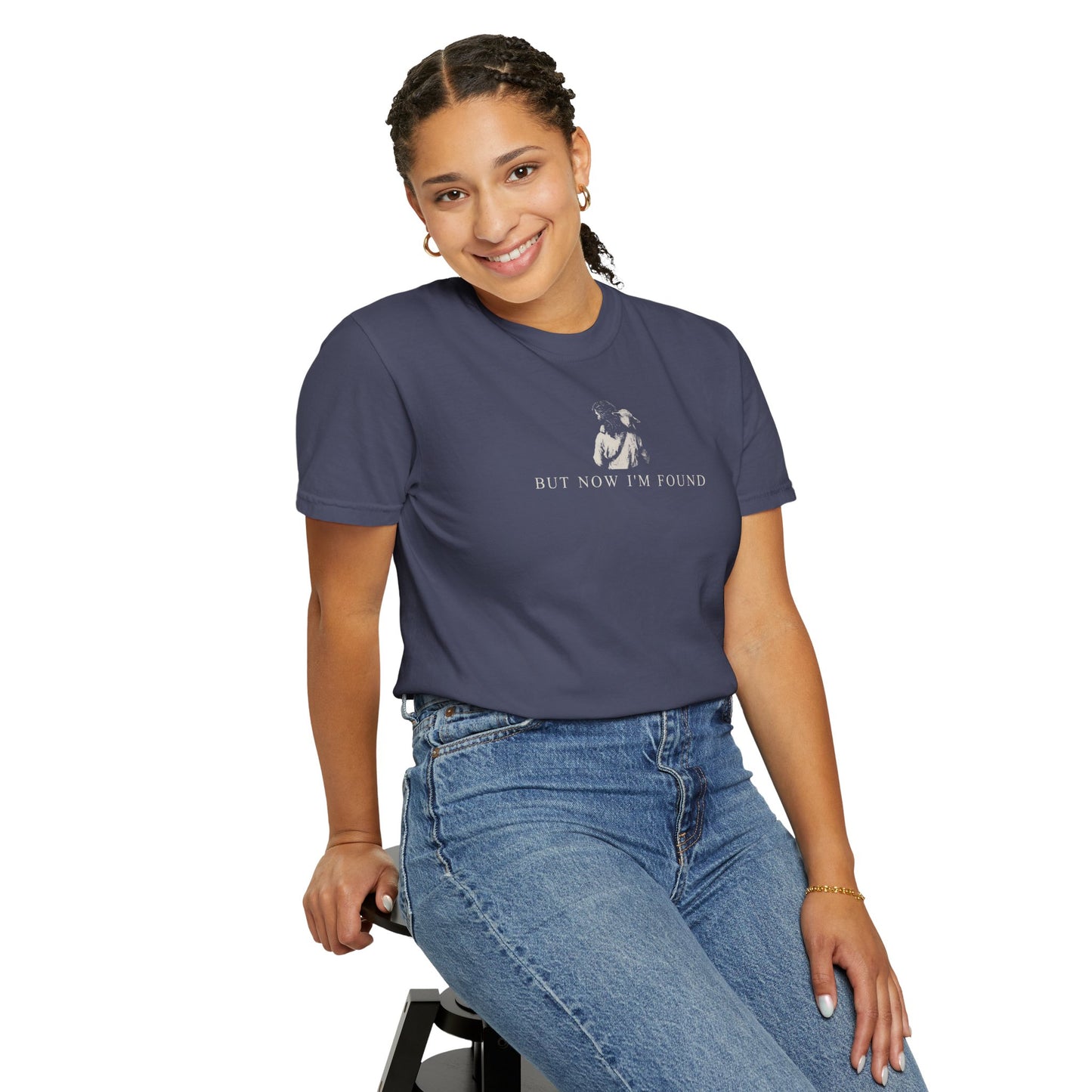 "But Now I'm Found" Adult Comfort Colors Tee