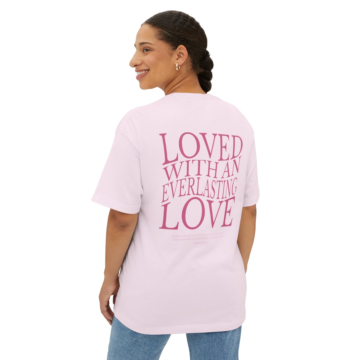 "Everlasting Love" Adult Unisex Oversized Boxy Tee