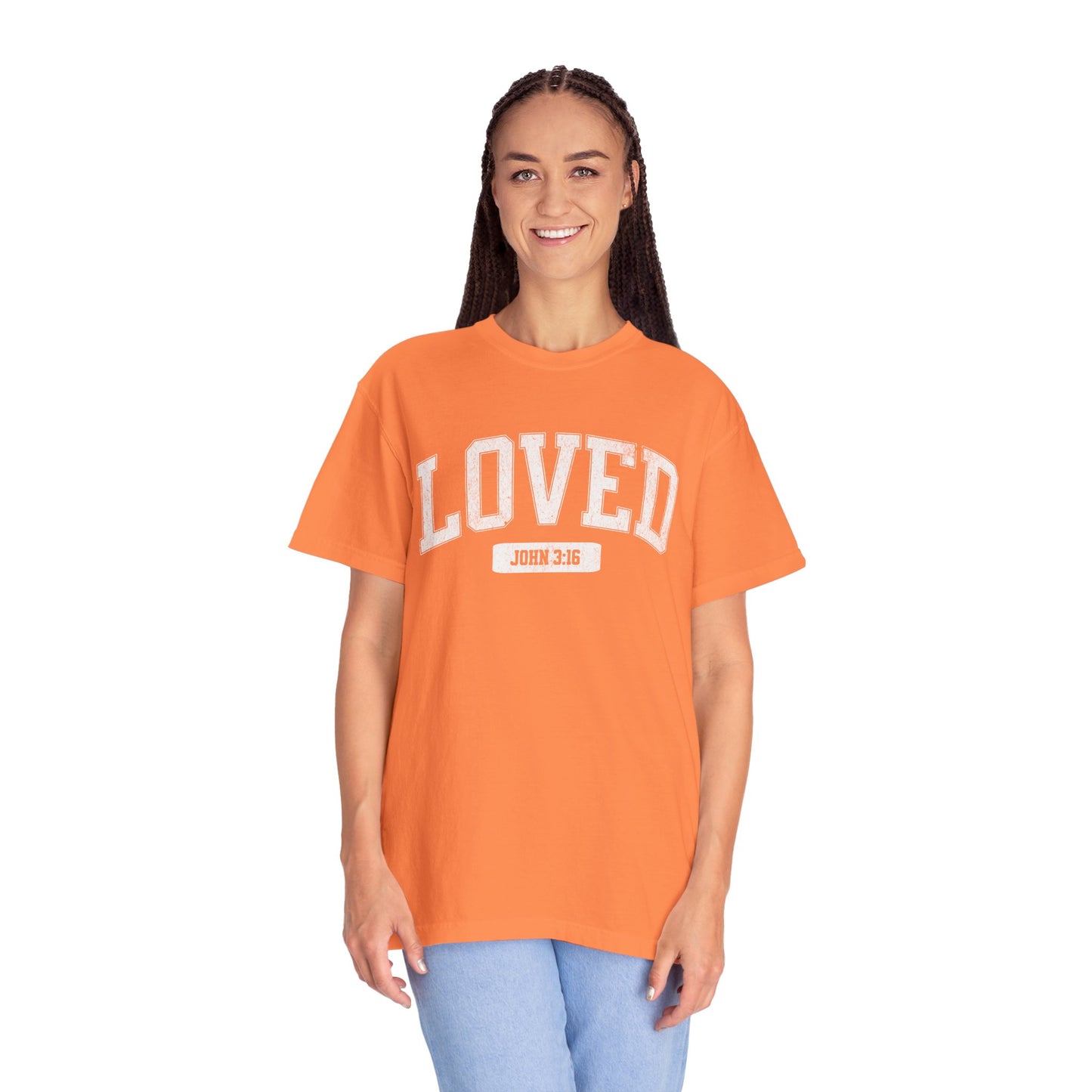 VARSITY "LOVED" UNISEX PREMIUM TEE