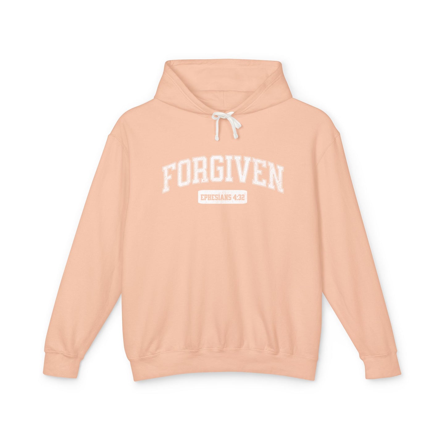 "FORGIVEN" VARSITY UNISEX PREMIUM LIGHTWEIGHT HOODIE