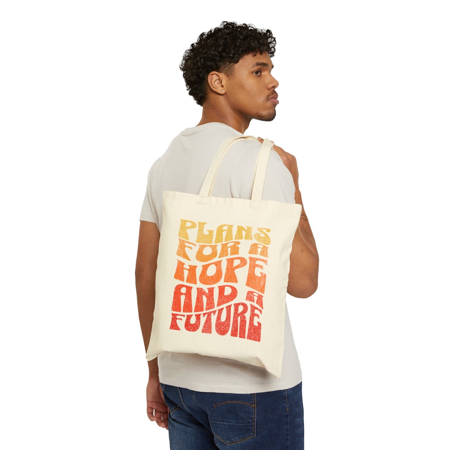 "Hope & A Future" Cotton Canvas Tote Bag