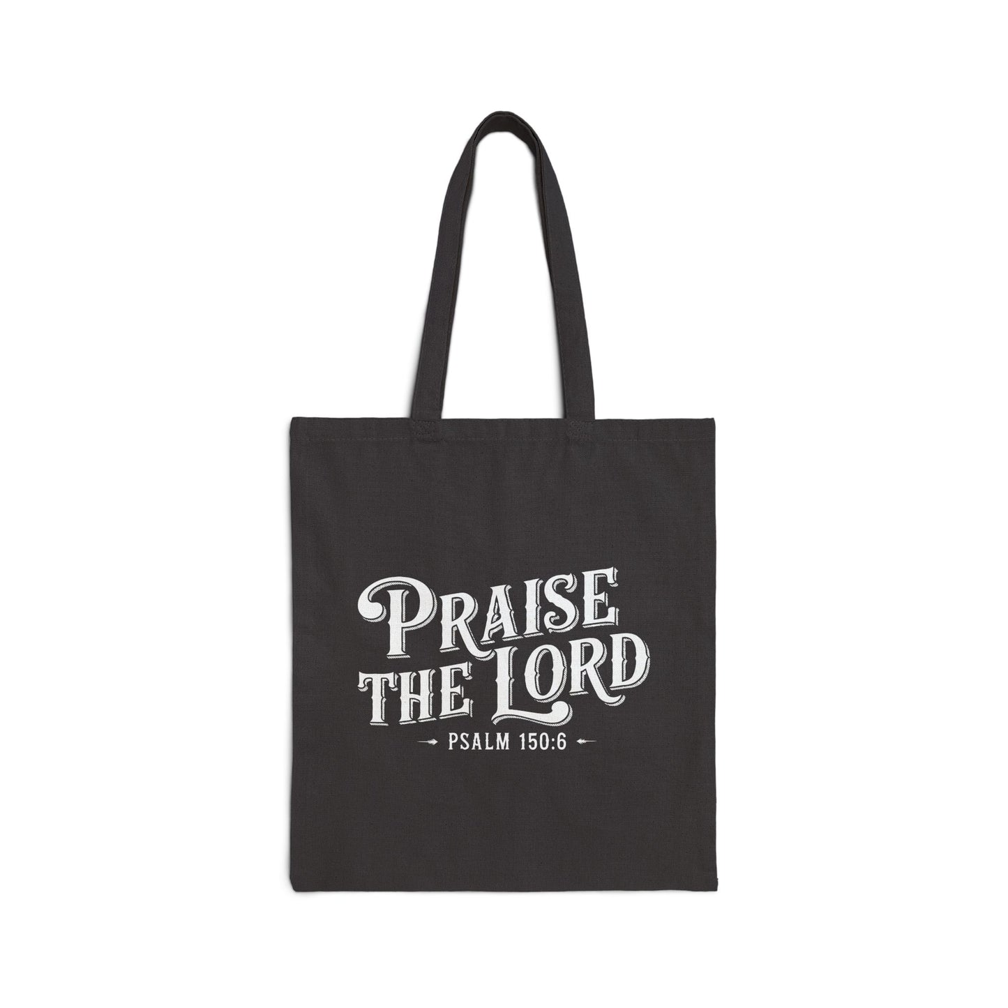 "Praise the Lord" Old Fashioned Cotton Canvas Tote Bag