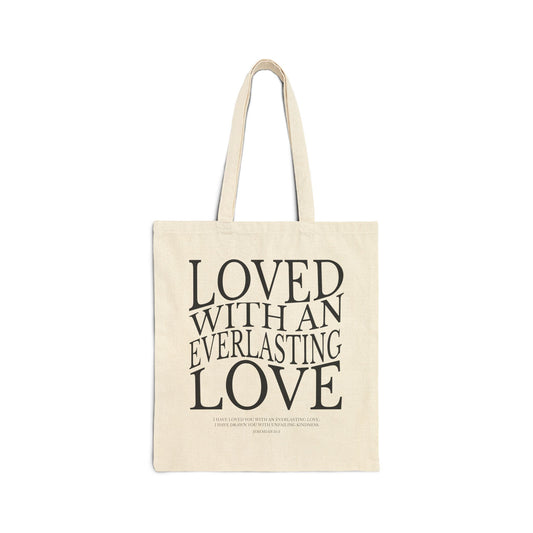 "EVERLASTING LOVE" CANVAS TOTE BAG