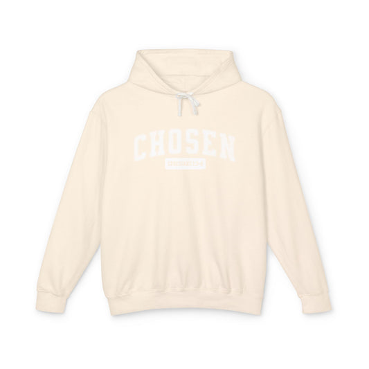 "CHOSEN" VARSITY UNISEX PREMIUM LIGHTWEIGHT HOODIE