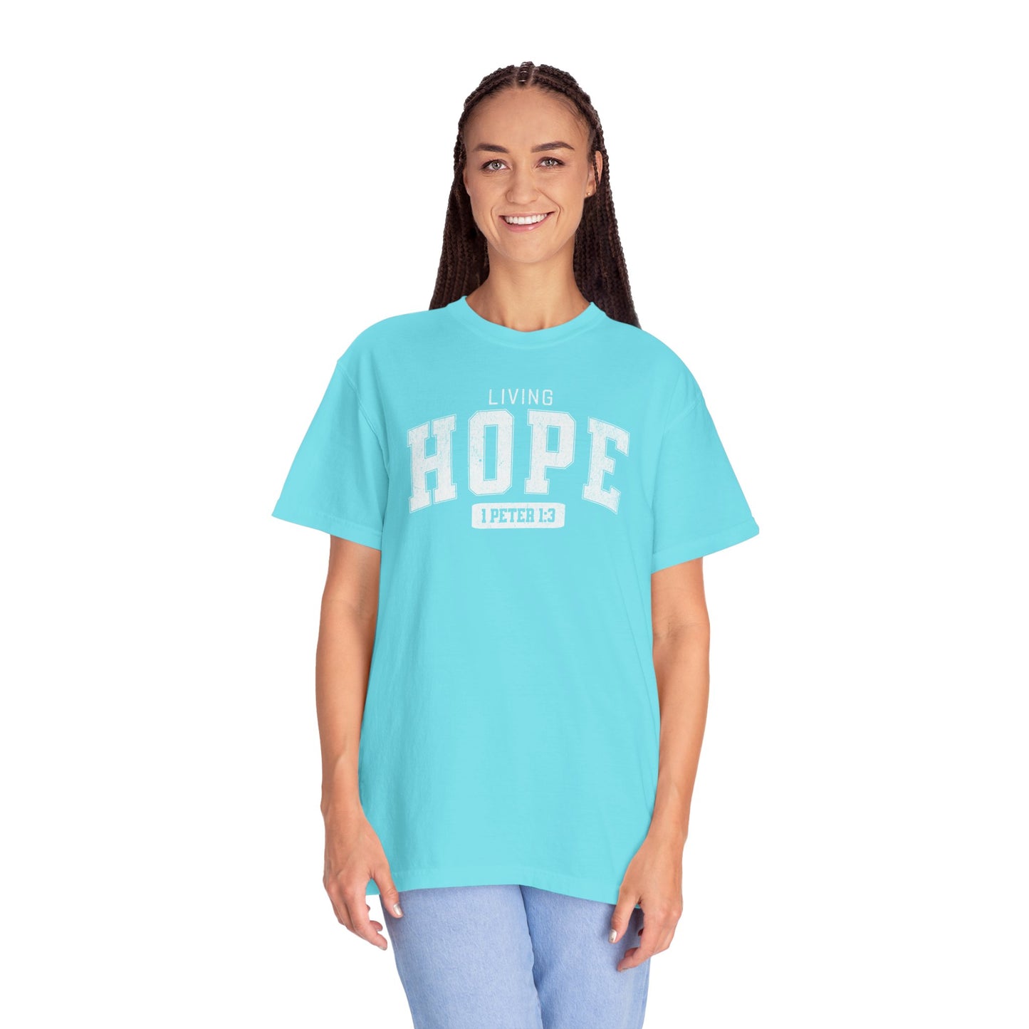 VARSITY "LIVING HOPE" UNISEX PREMIUM TEE