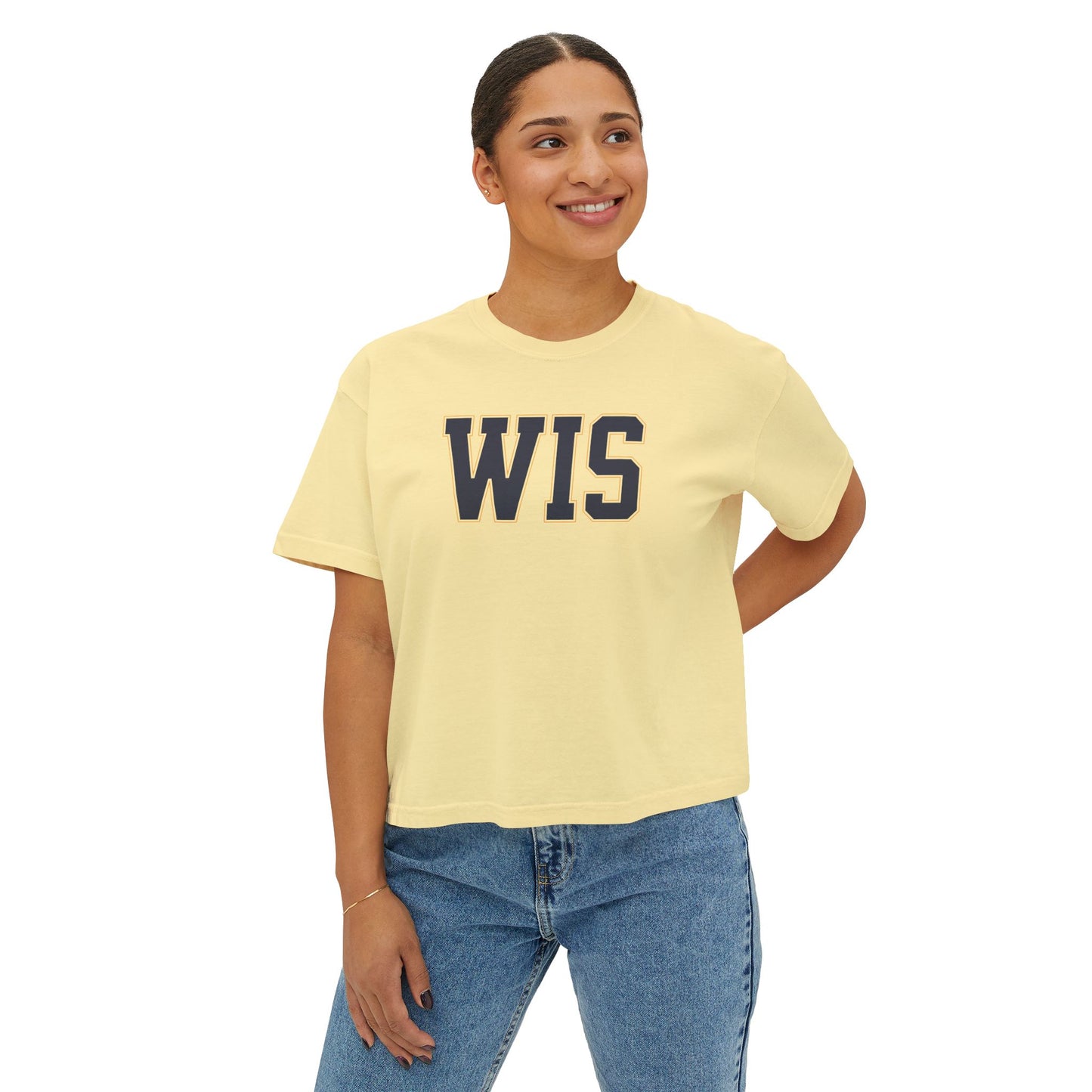 WIS "IT'S GONNA BE GREAT!" PREMIUM WOMEN'S BOXY TEE