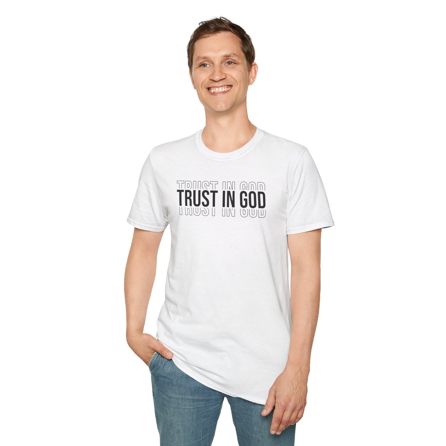 "Trust In God" Unisex Softstyle Tee