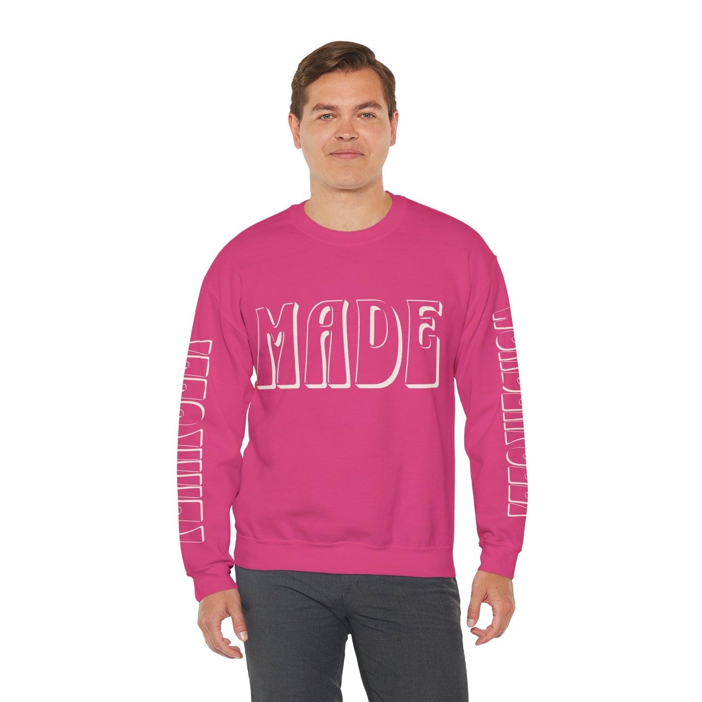 "Fearfully Wonderfully Made" Adult Crewneck Sweatshirt