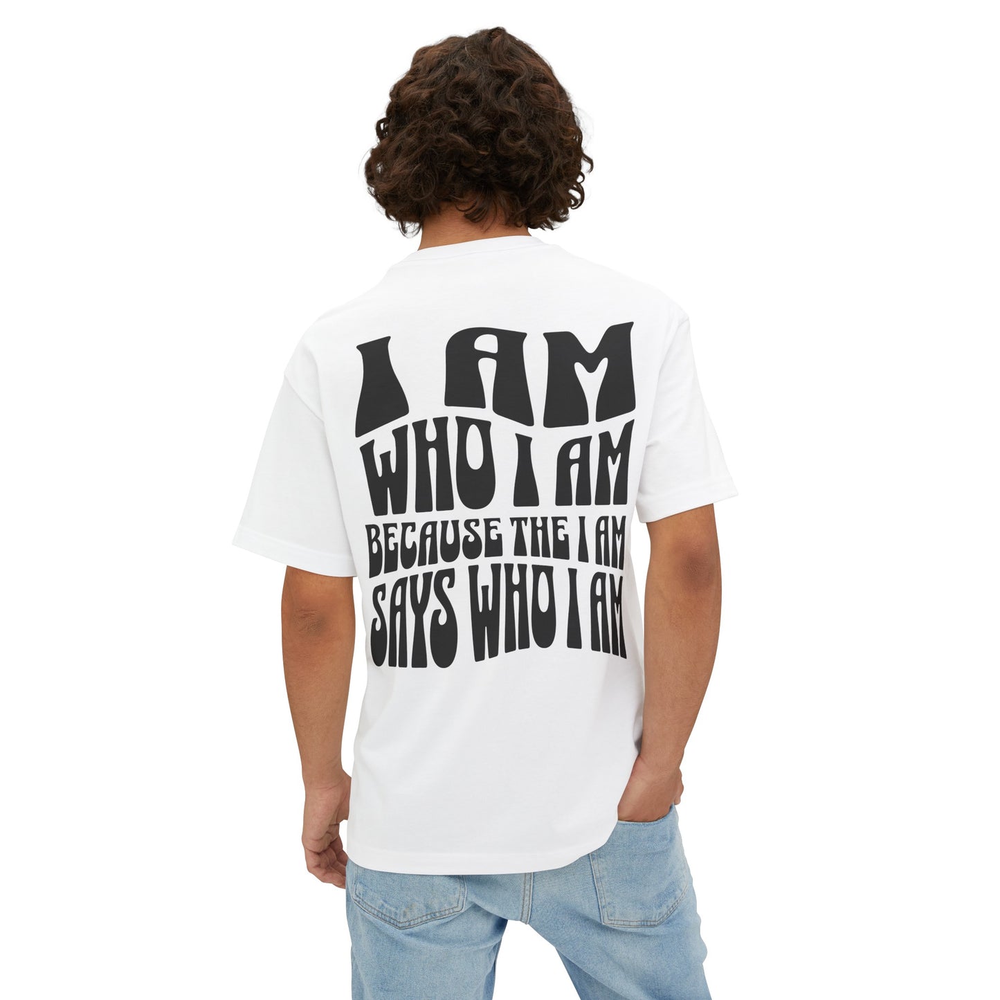 "I Am Who I AM" Adult Unisex Oversized Boxy Tee