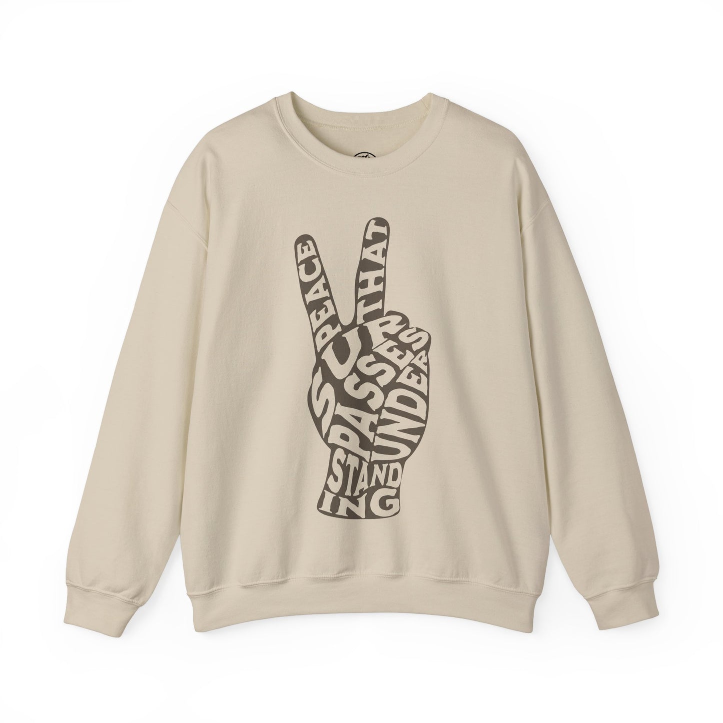 "Peace" Adult Crewneck Sweatshirt