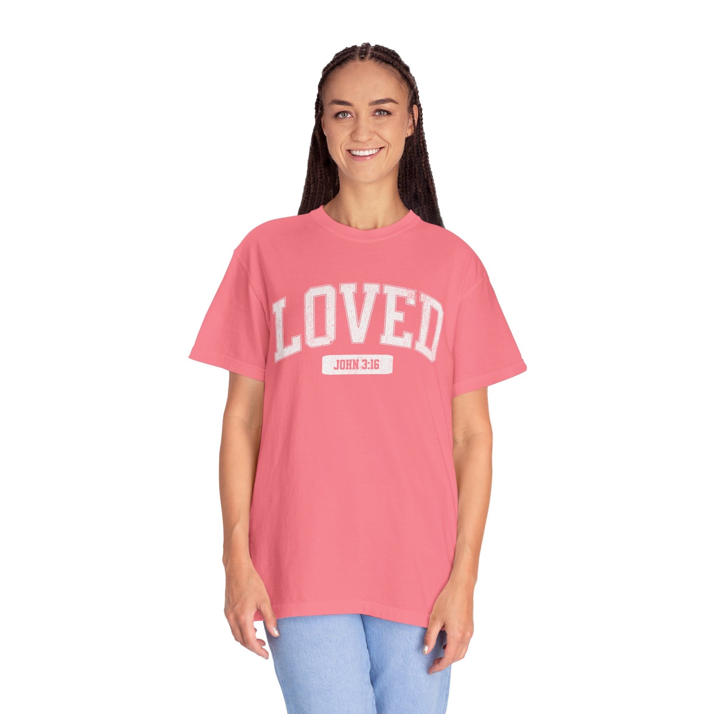 VARSITY "LOVED" UNISEX PREMIUM TEE