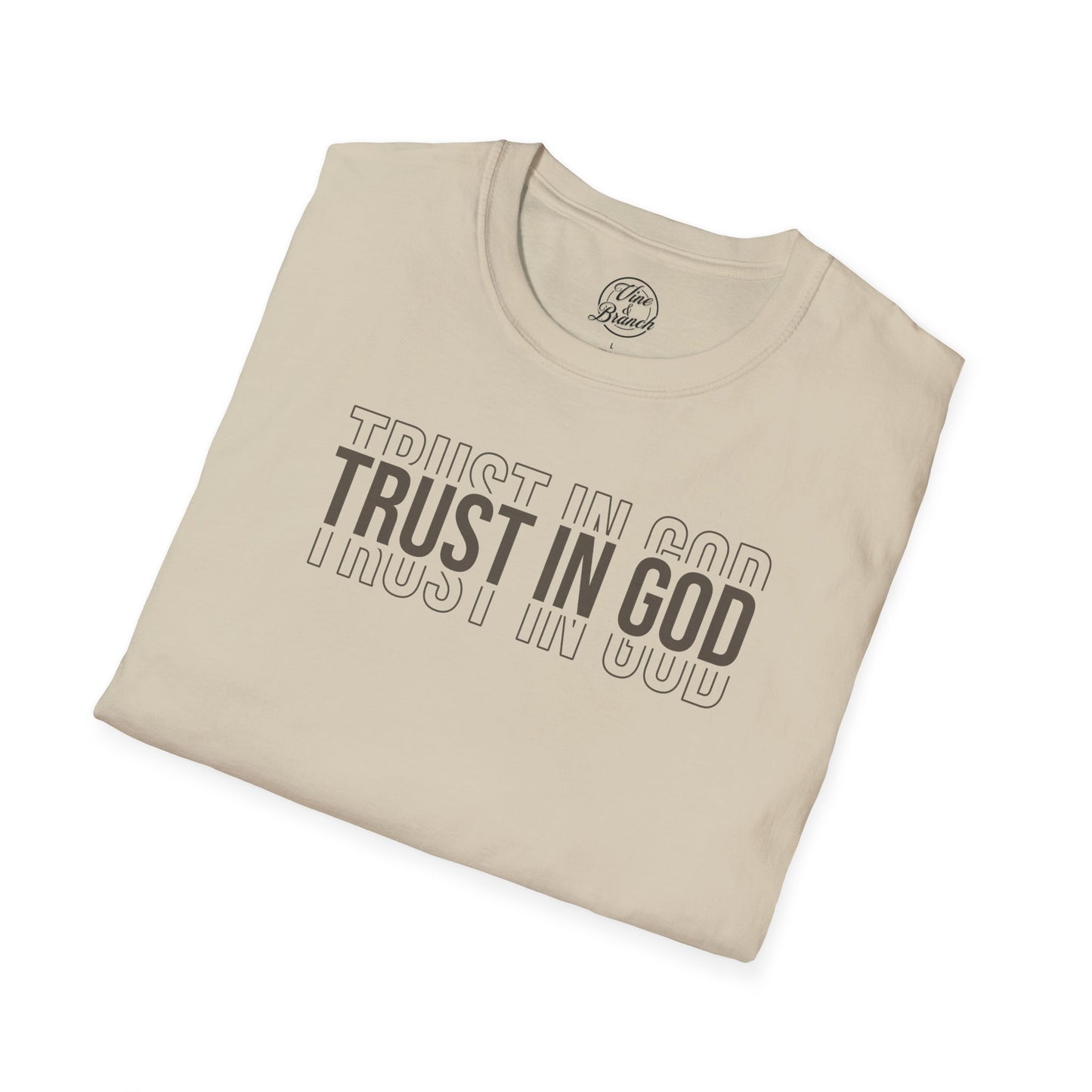 "Trust In God" Unisex Softstyle Tee