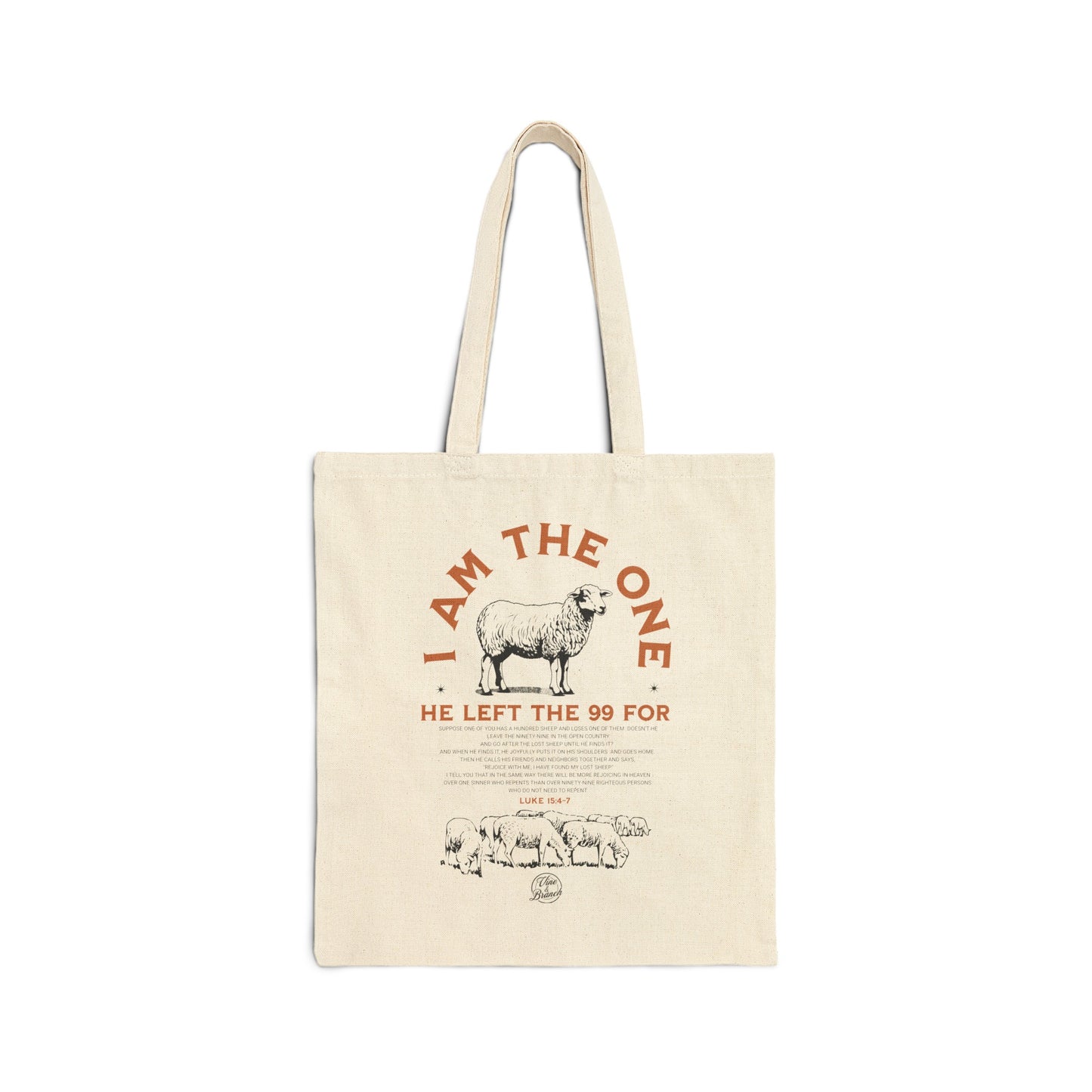 "I Am The One" Cotton Canvas Tote Bag