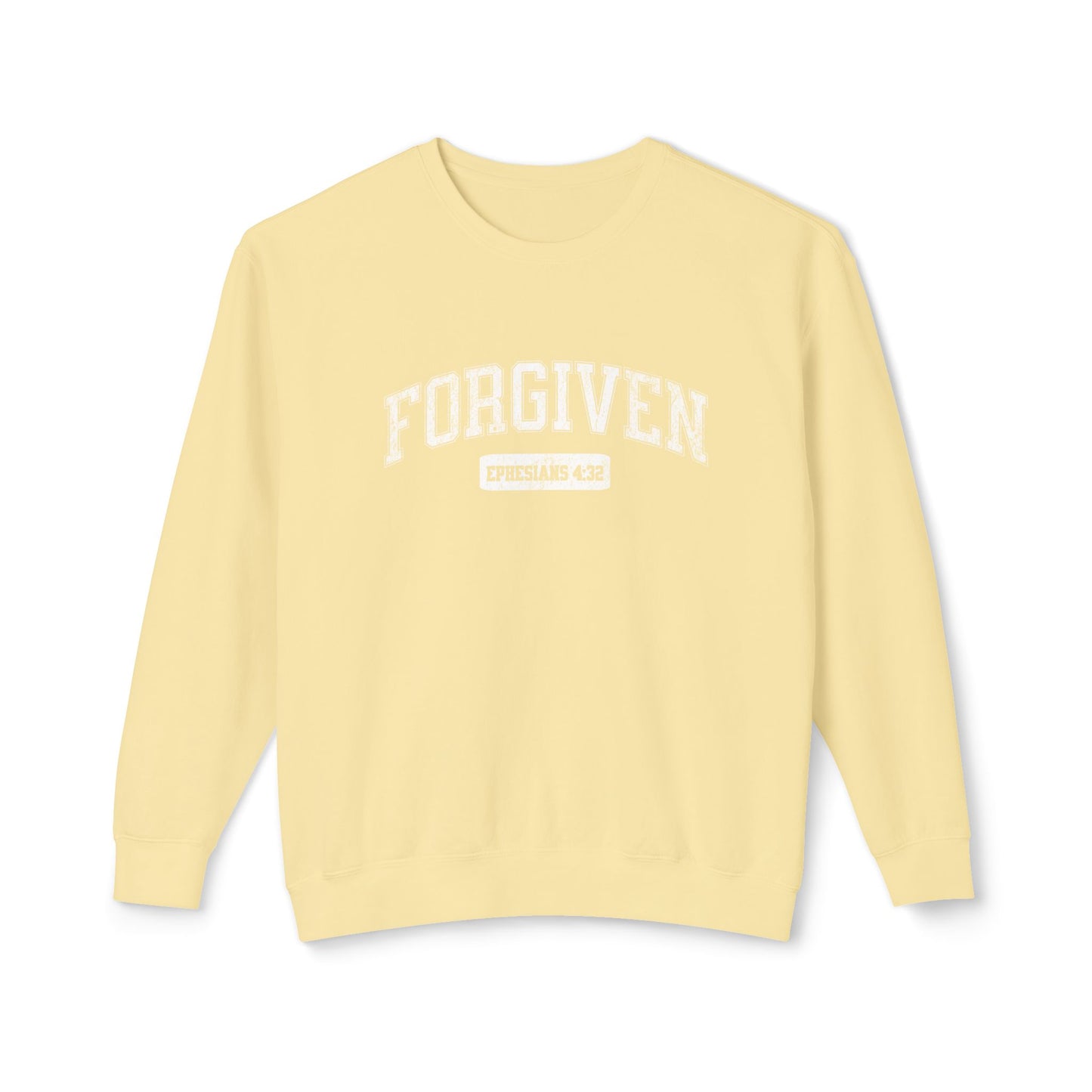 "FORGIVEN" VARSITY UNISEX PREMIUM SWEATSHIRT