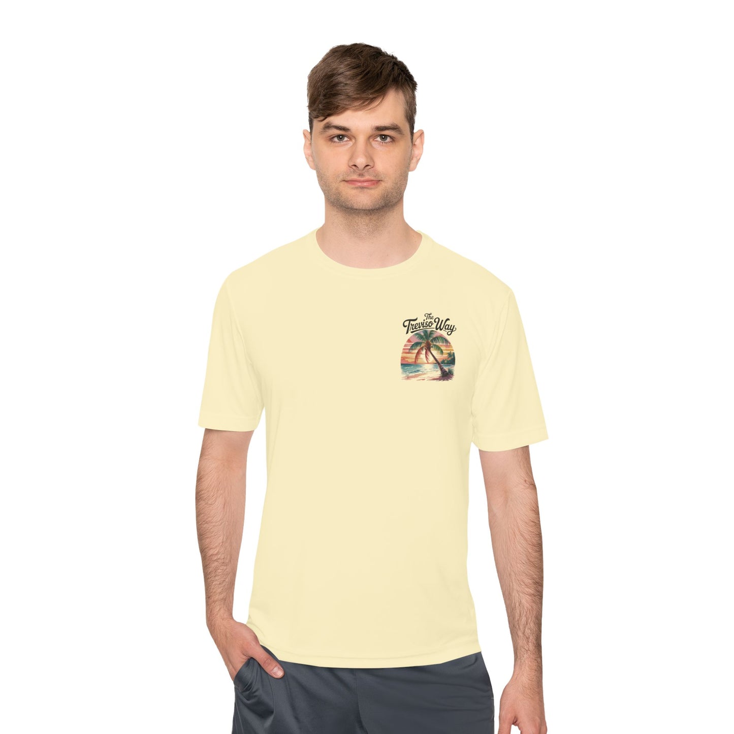 "Wasting Away the Treviso Way" Unisex Moisture Wicking Tee