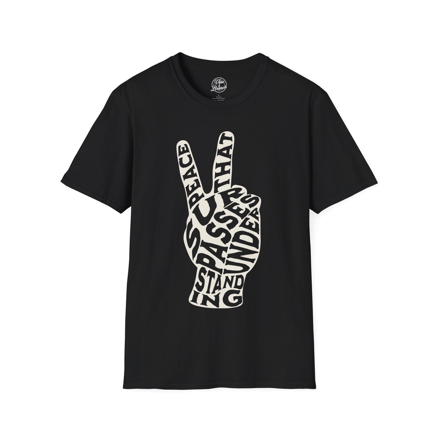 "Peace" Unisex Softstyle Tee