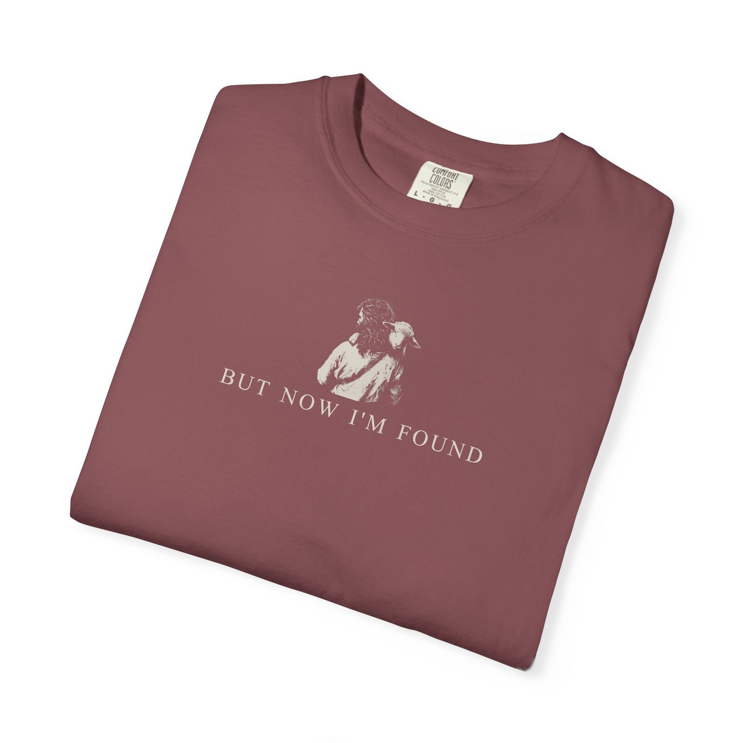"But Now I'm Found" Adult Comfort Colors Tee