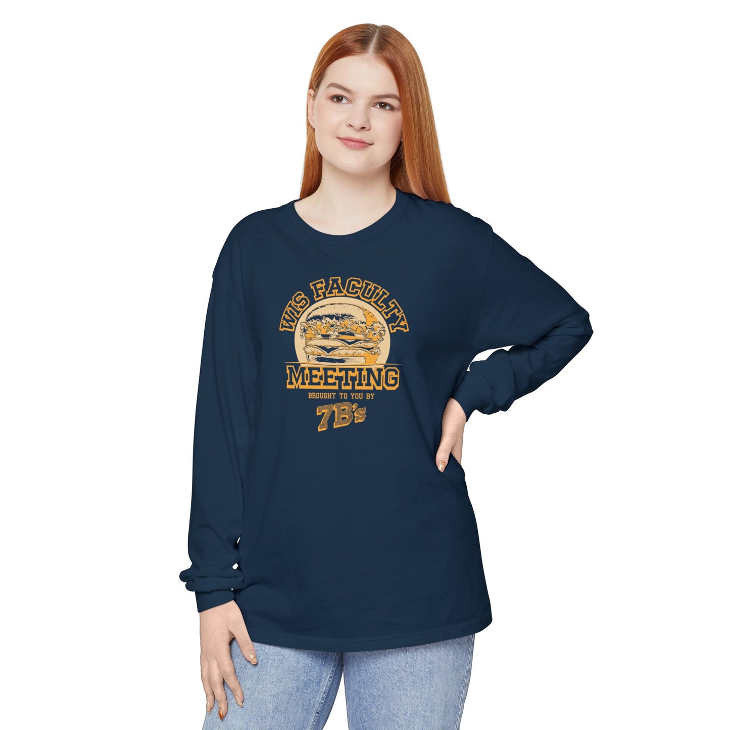 WIS "FACULTY MEETING" UNISEX PREMIUM LONG SLEEVE TEE