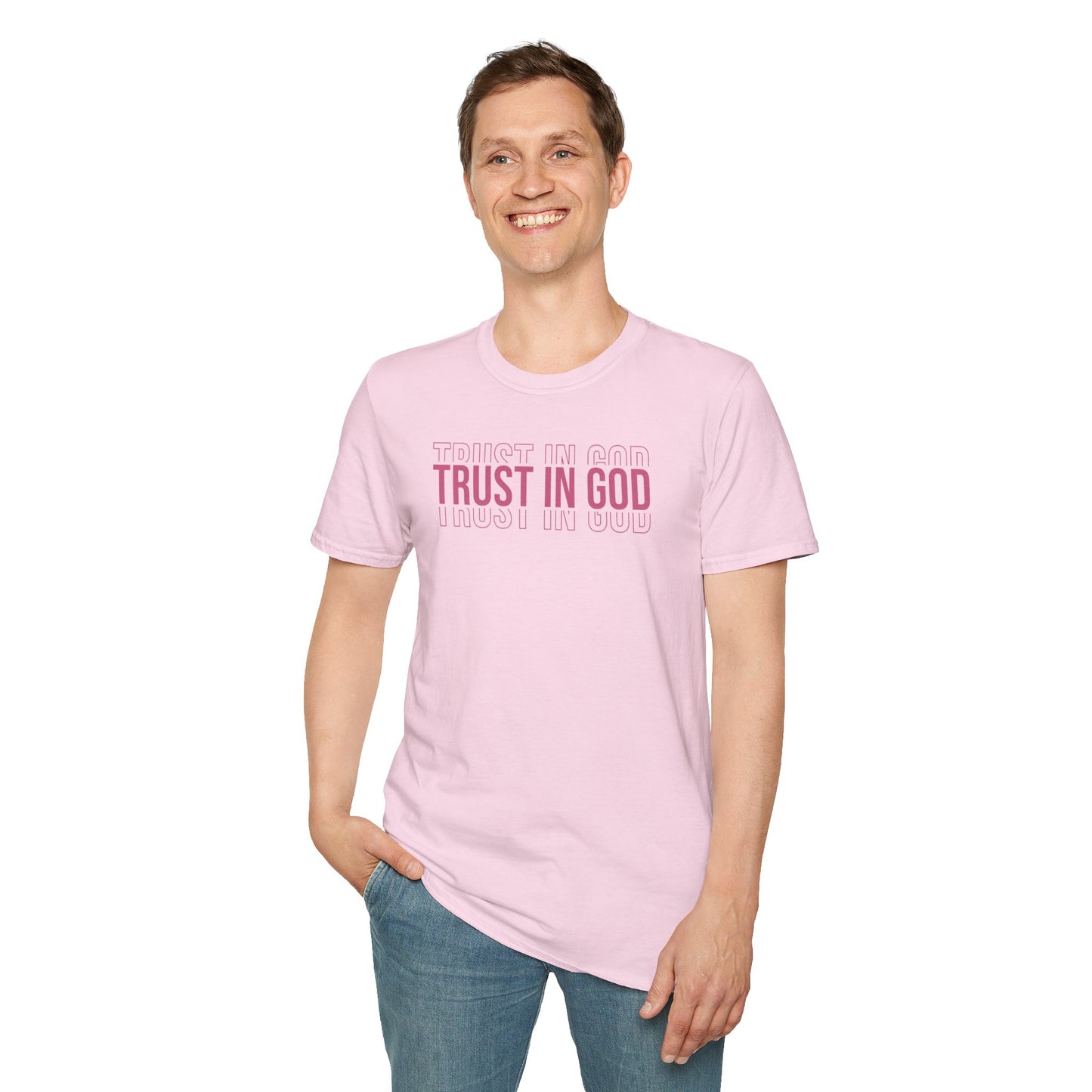 "Trust In God" Unisex Softstyle Tee