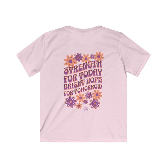 "Strength & Bright Hope" Kids Softstyle Tee