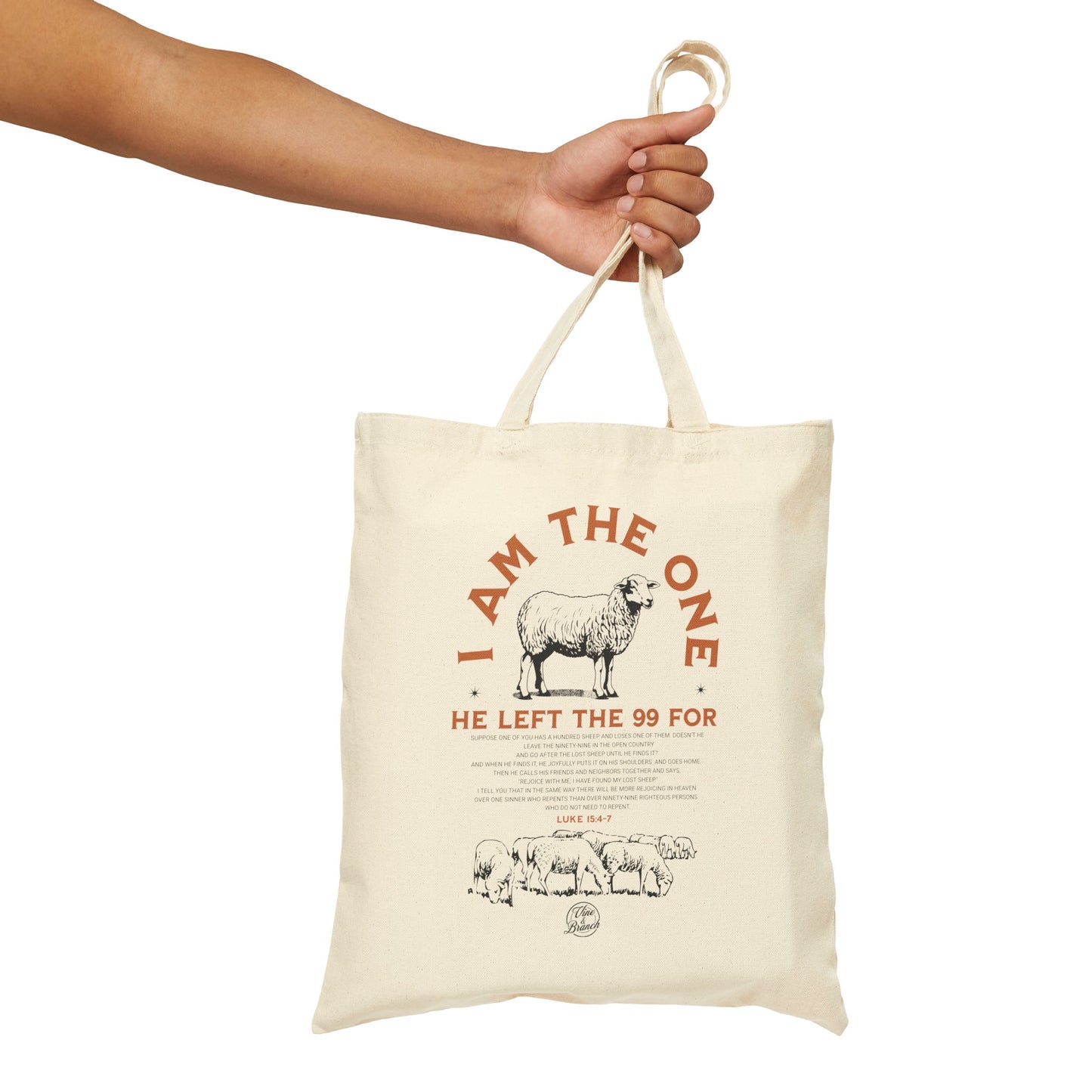 "I Am The One" Cotton Canvas Tote Bag