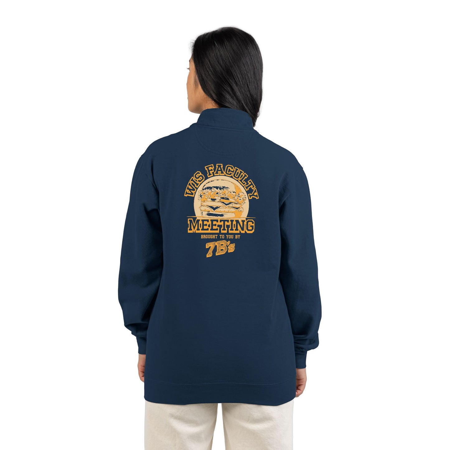 WIS "FACULTY MEETING" UNISEX PREMIUM QUARTER-ZIP SWEATSHIRT