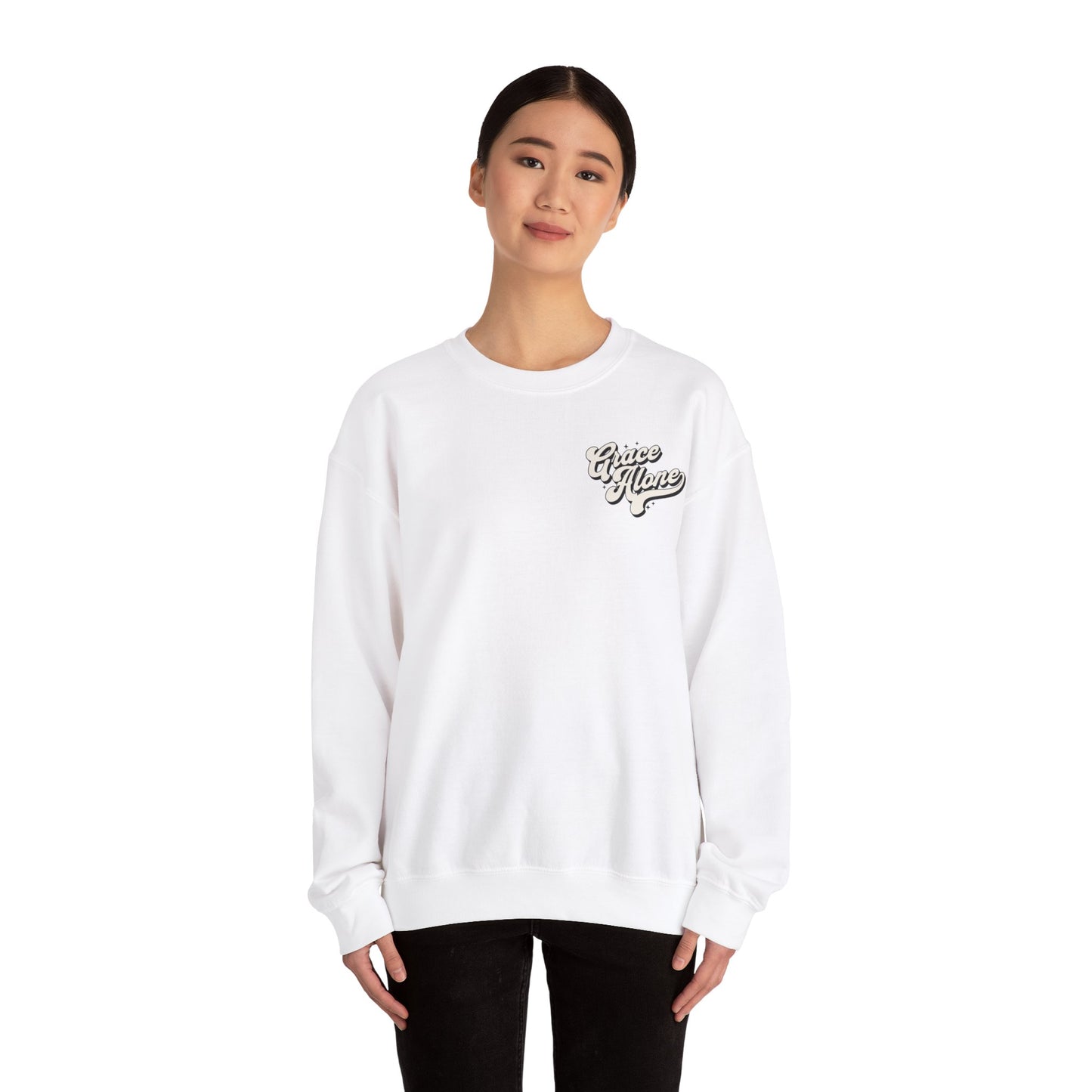 "Grace Alone" Adult Crewneck Sweatshirt