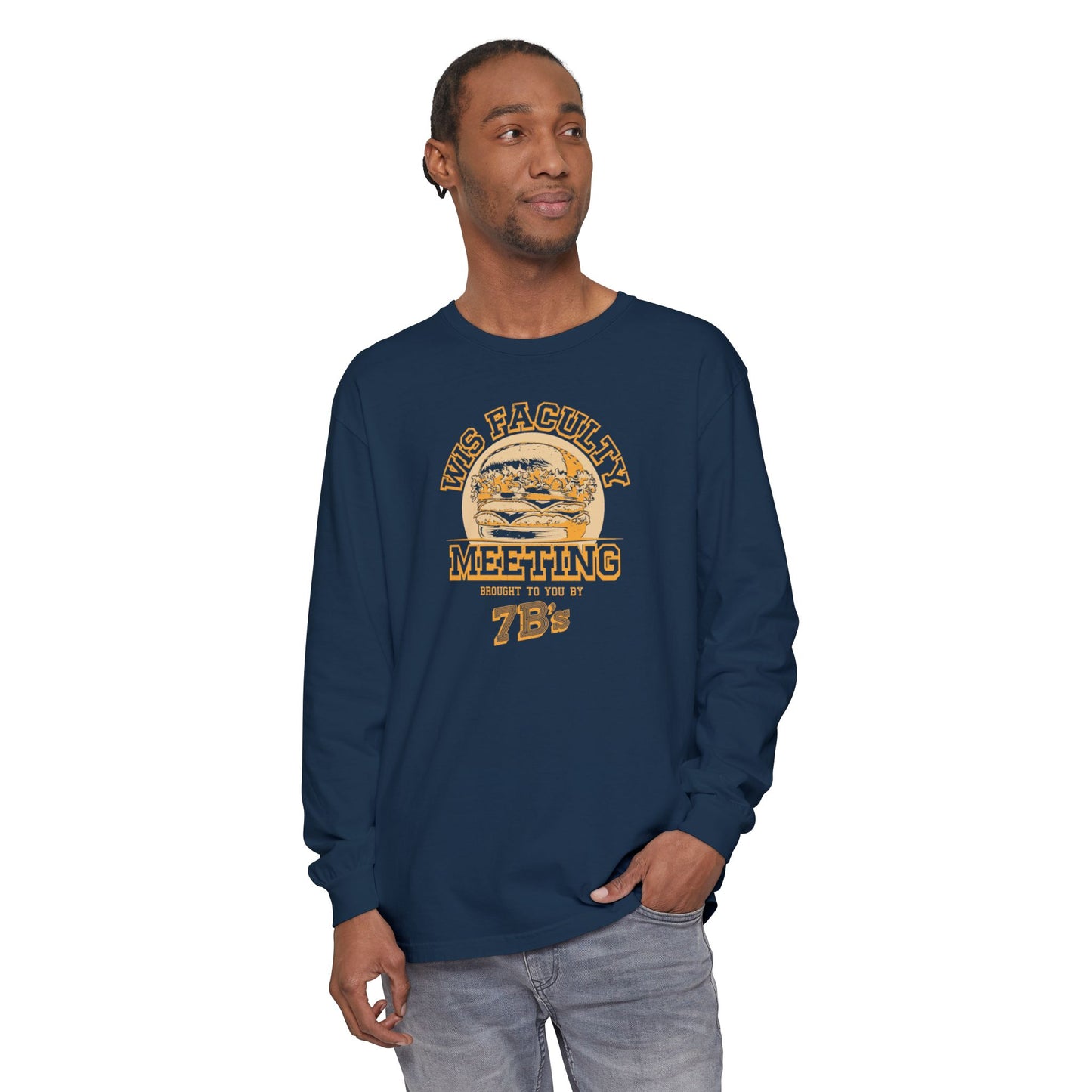 WIS "FACULTY MEETING" UNISEX PREMIUM LONG SLEEVE TEE