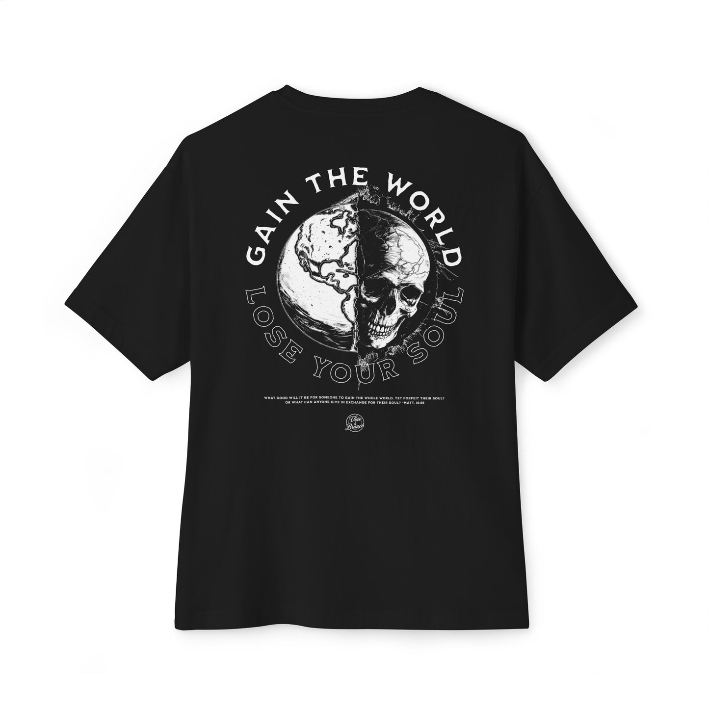 "Gain the World" Adult Unisex Oversized Boxy Tee