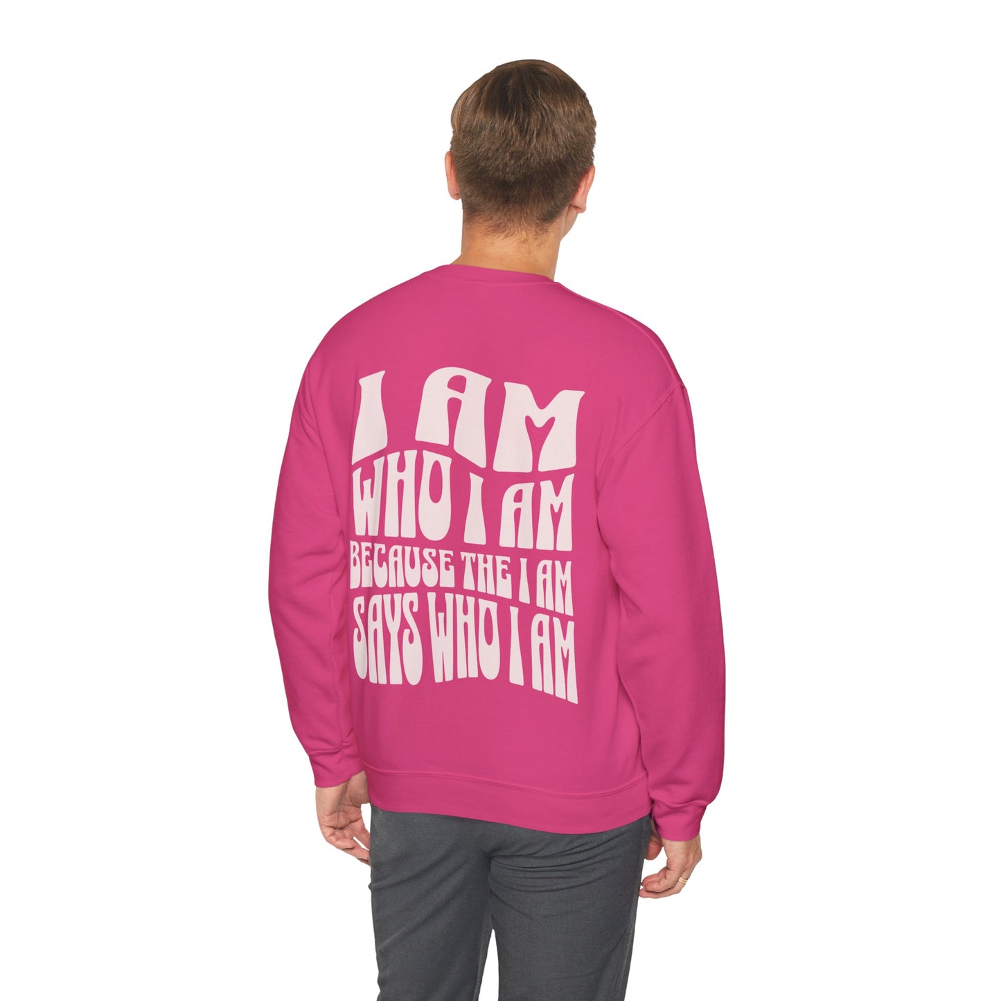 "I Am Who I Am" Adult Crewneck Sweatshirt