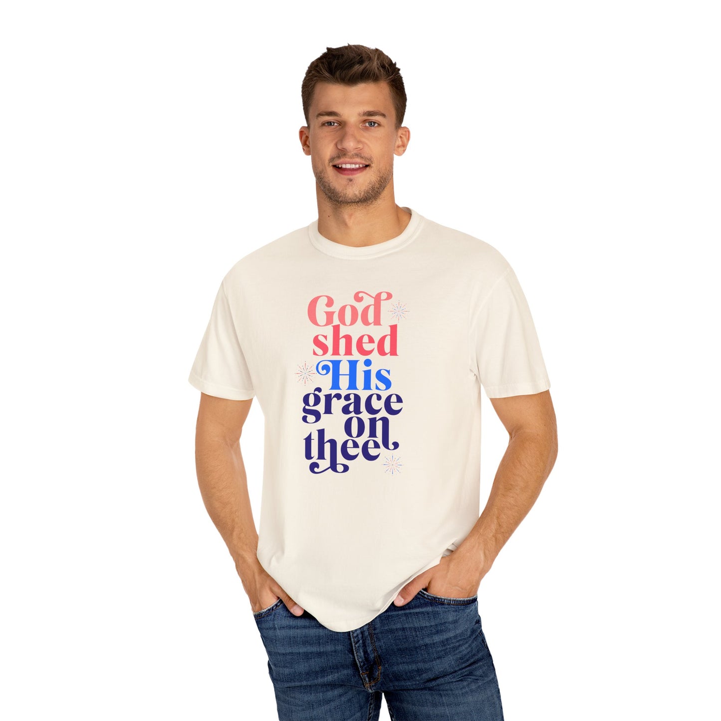 "GOD SHED HIS GRACE ON THEE" UNISEX PREMIUM TEE
