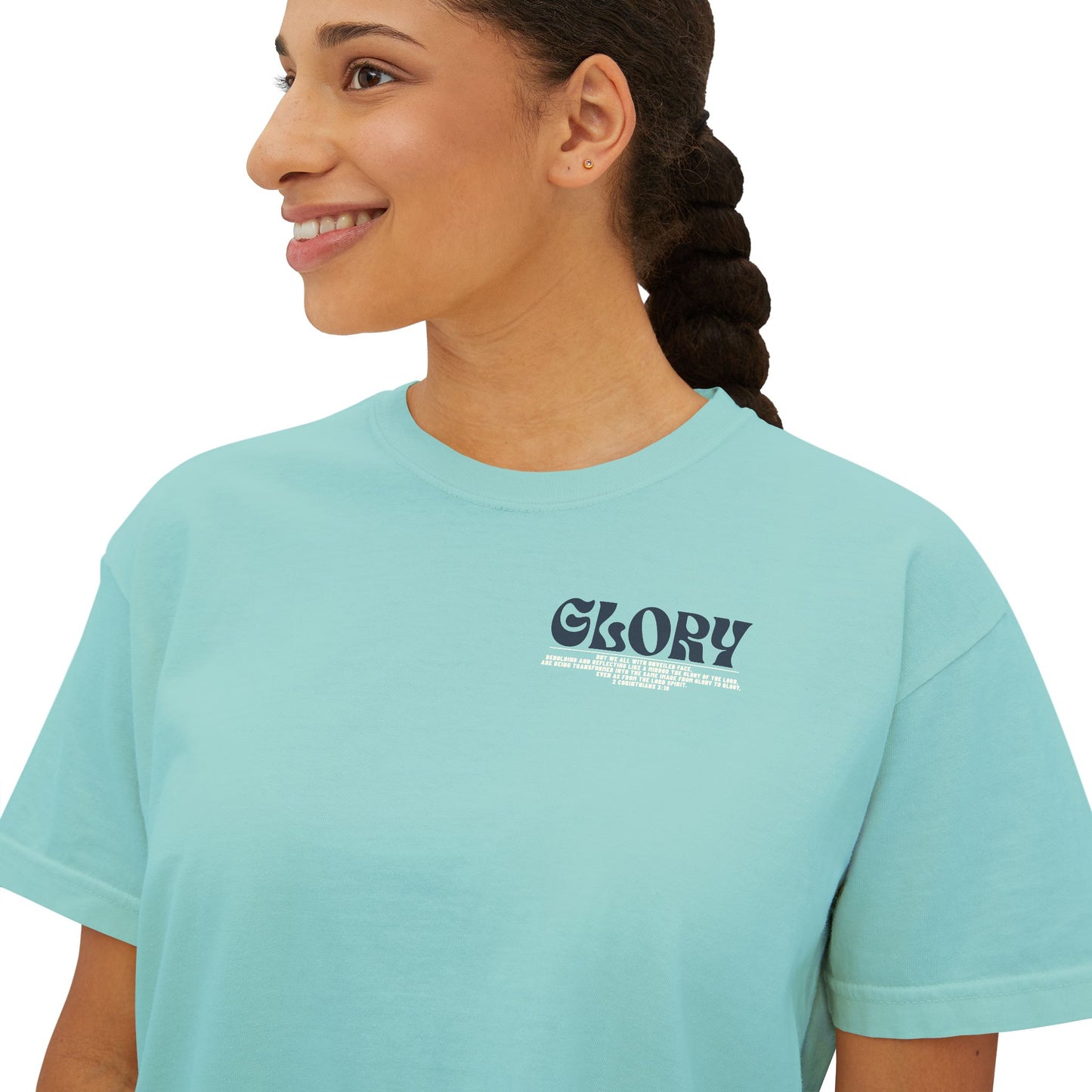"GLORY" WOMENS PREMIUM BOXY TEE