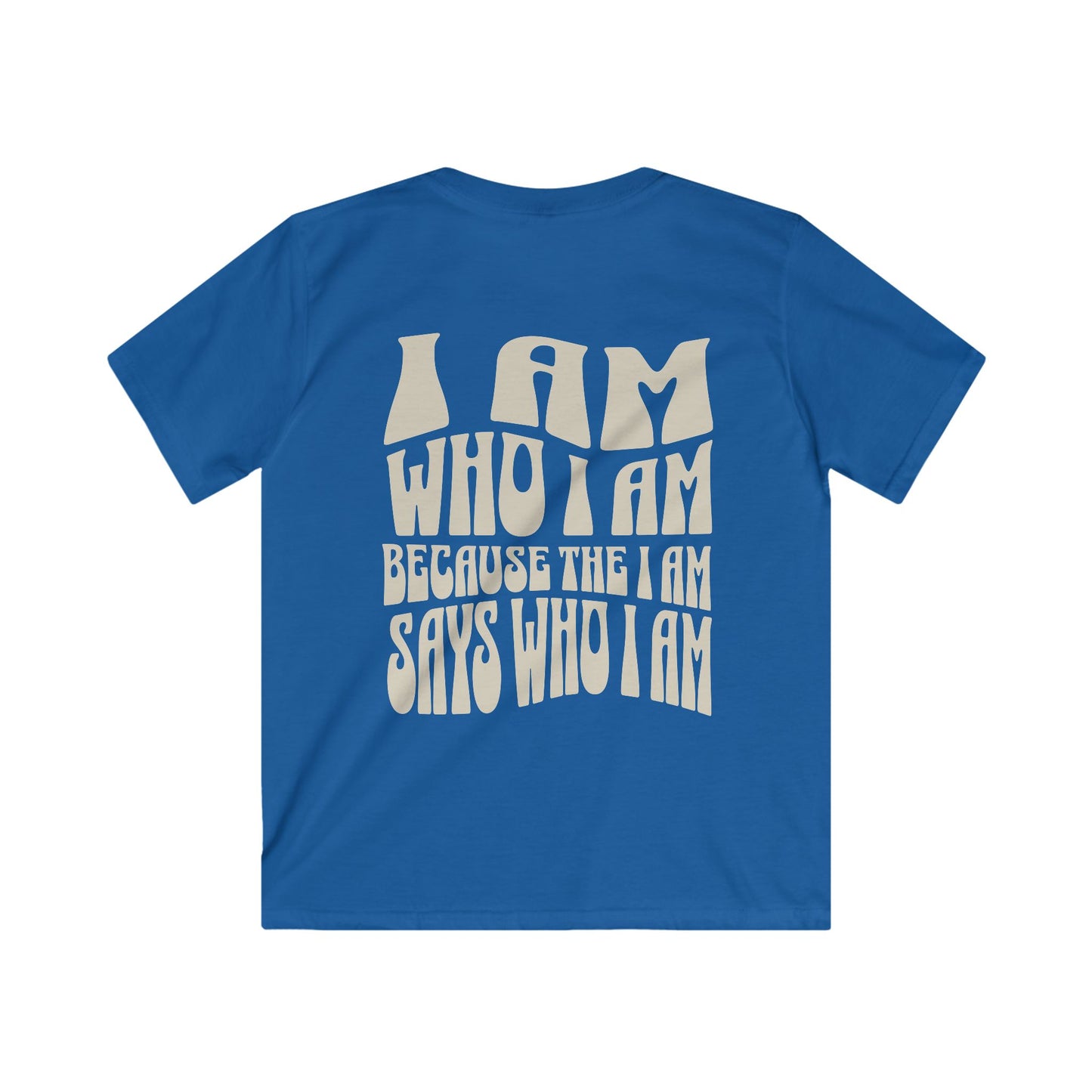 "I Am Who I Am" Kids Softstyle Tee