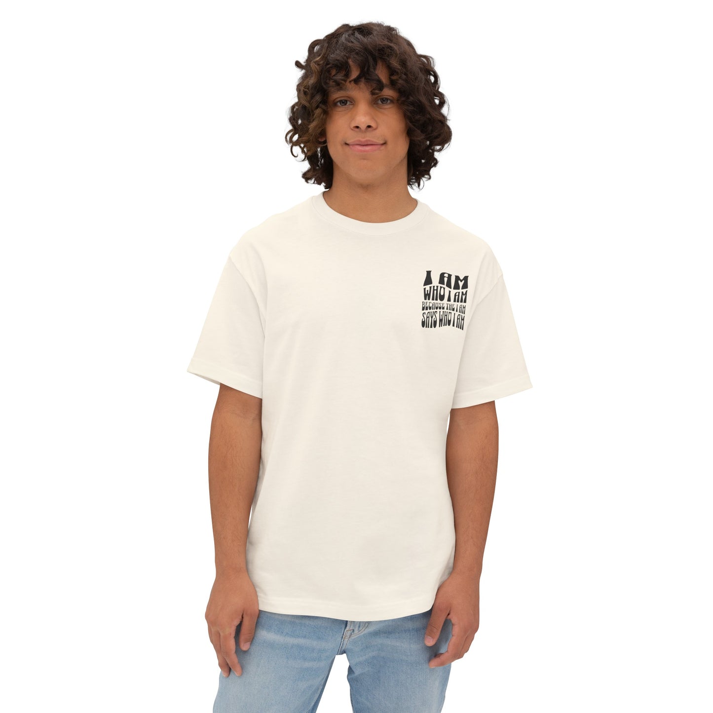 "I Am Who I AM" Adult Unisex Oversized Boxy Tee