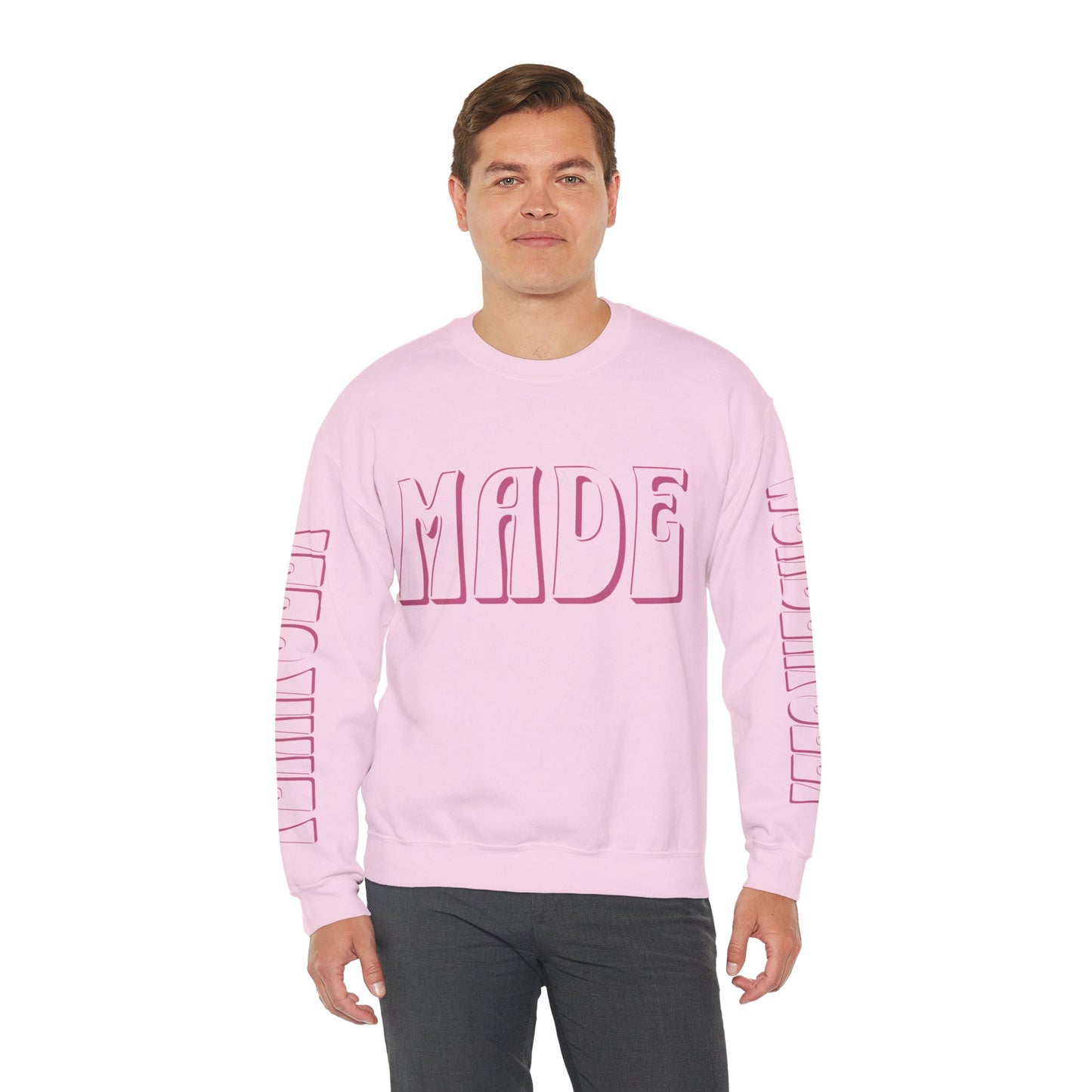 "Fearfully Wonderfully Made" Adult Crewneck Sweatshirt