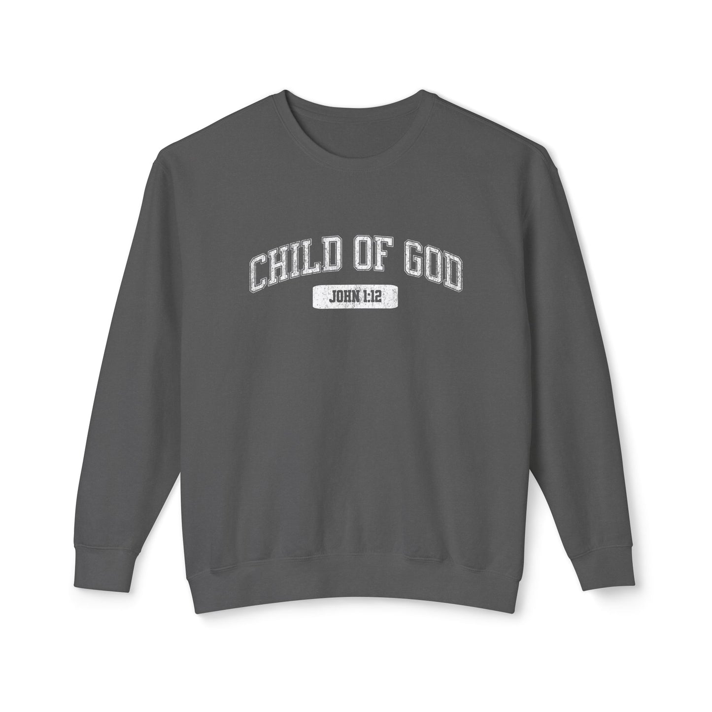"CHILD OF GOD" VARSITY UNISEX PREMIUM SWEATSHIRT