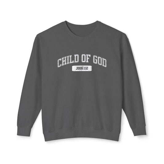 "CHILD OF GOD" VARSITY UNISEX PREMIUM SWEATSHIRT