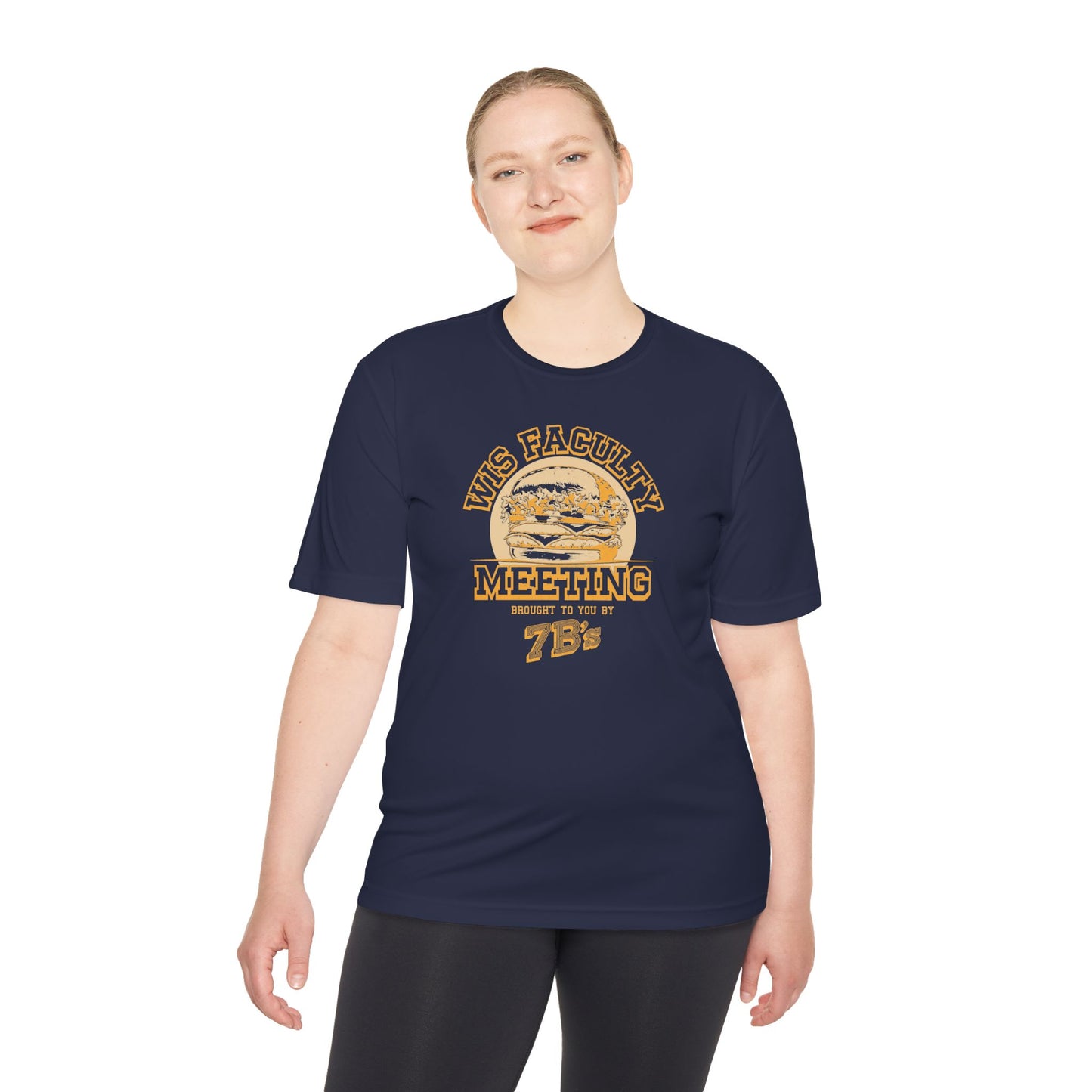 WIS "FACULTY MEETING" UNISEX MOISTURE WICKING TEE