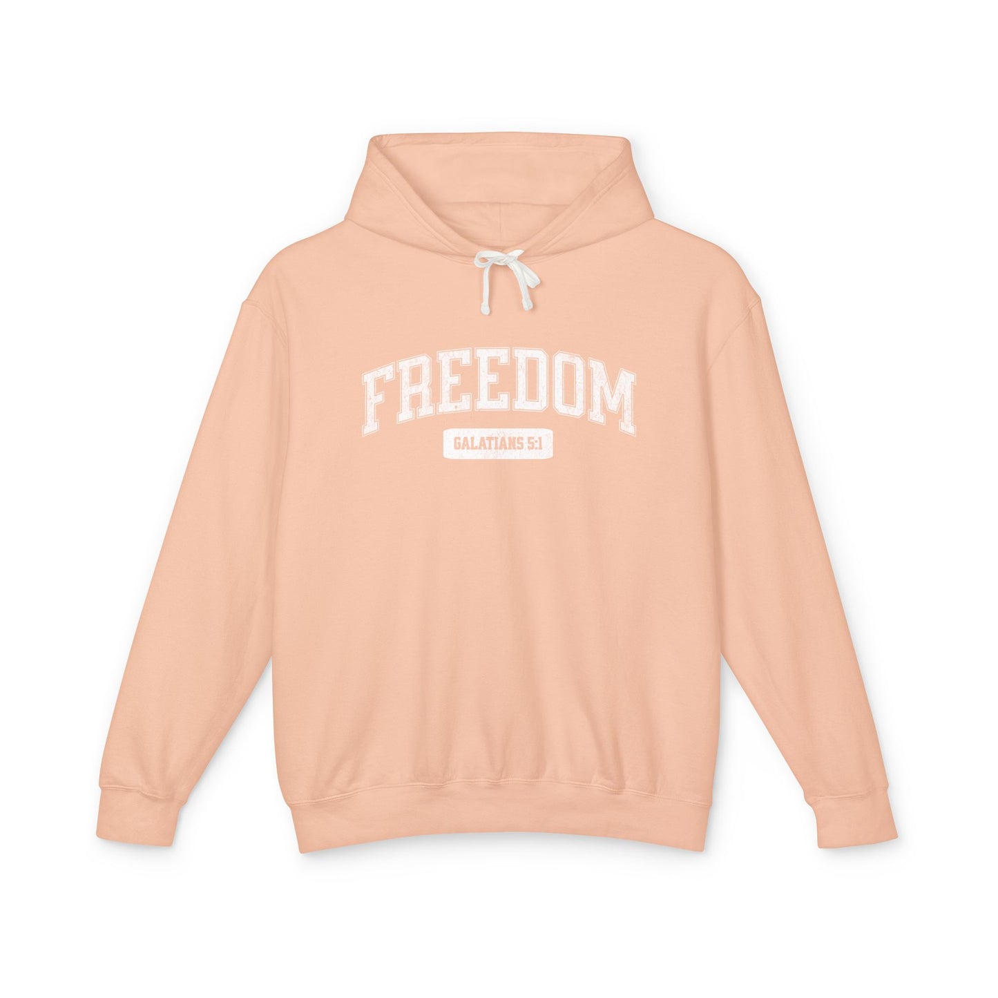 "FREEDOM" VARSITY UNISEX PREMIUM LIGHTWEIGHT HOODIE