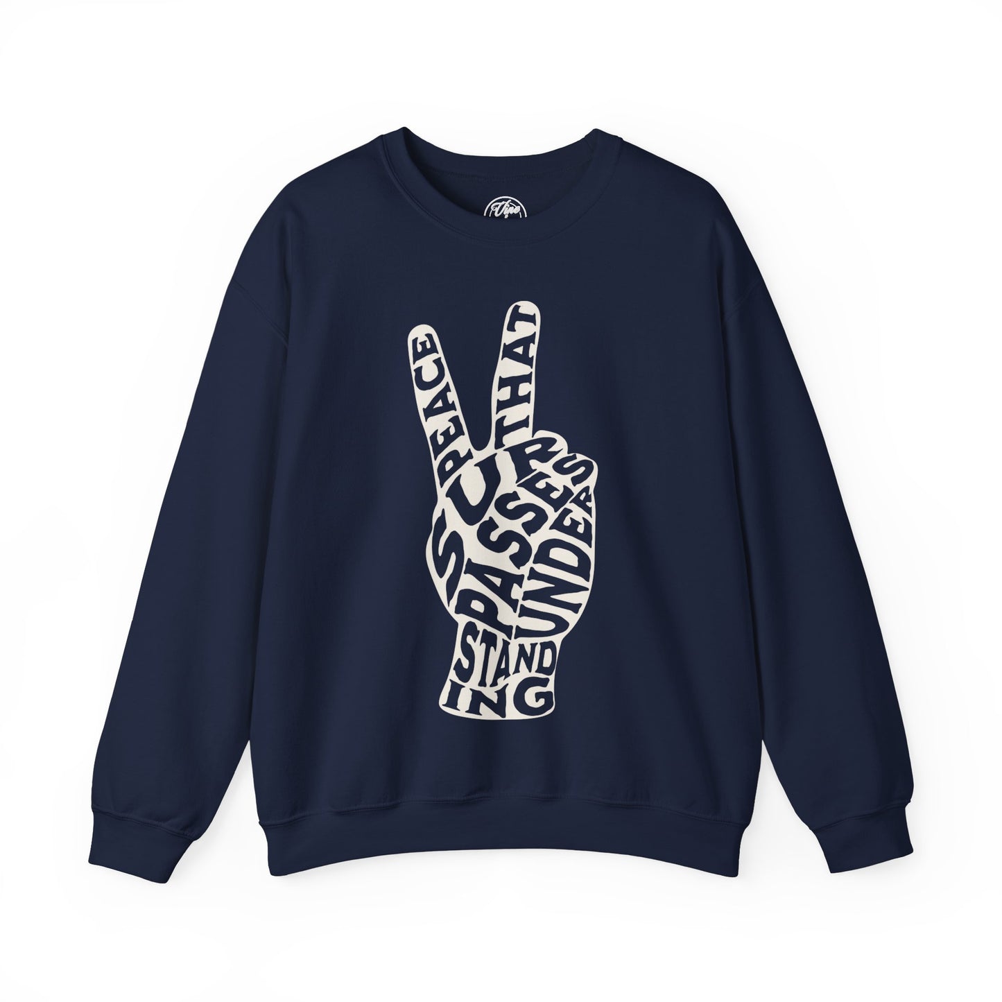 "Peace" Adult Crewneck Sweatshirt