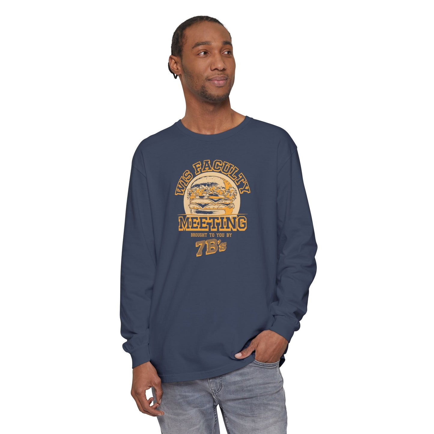 WIS "FACULTY MEETING" UNISEX PREMIUM LONG SLEEVE TEE