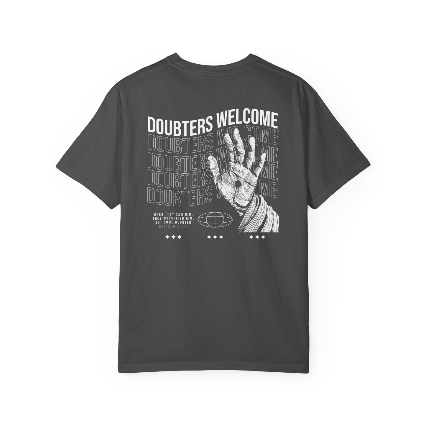 "DOUBTERS WELCOME" UNISEX PREMIUM TEE