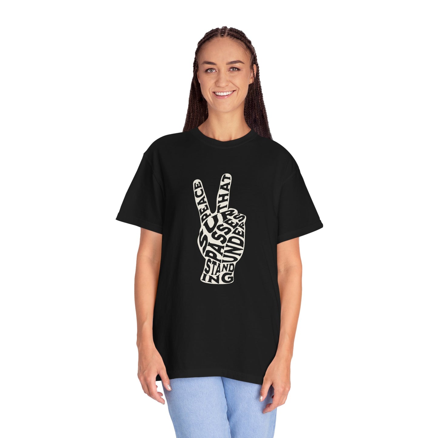 "PEACE" UNISEX PREMIUM TEE