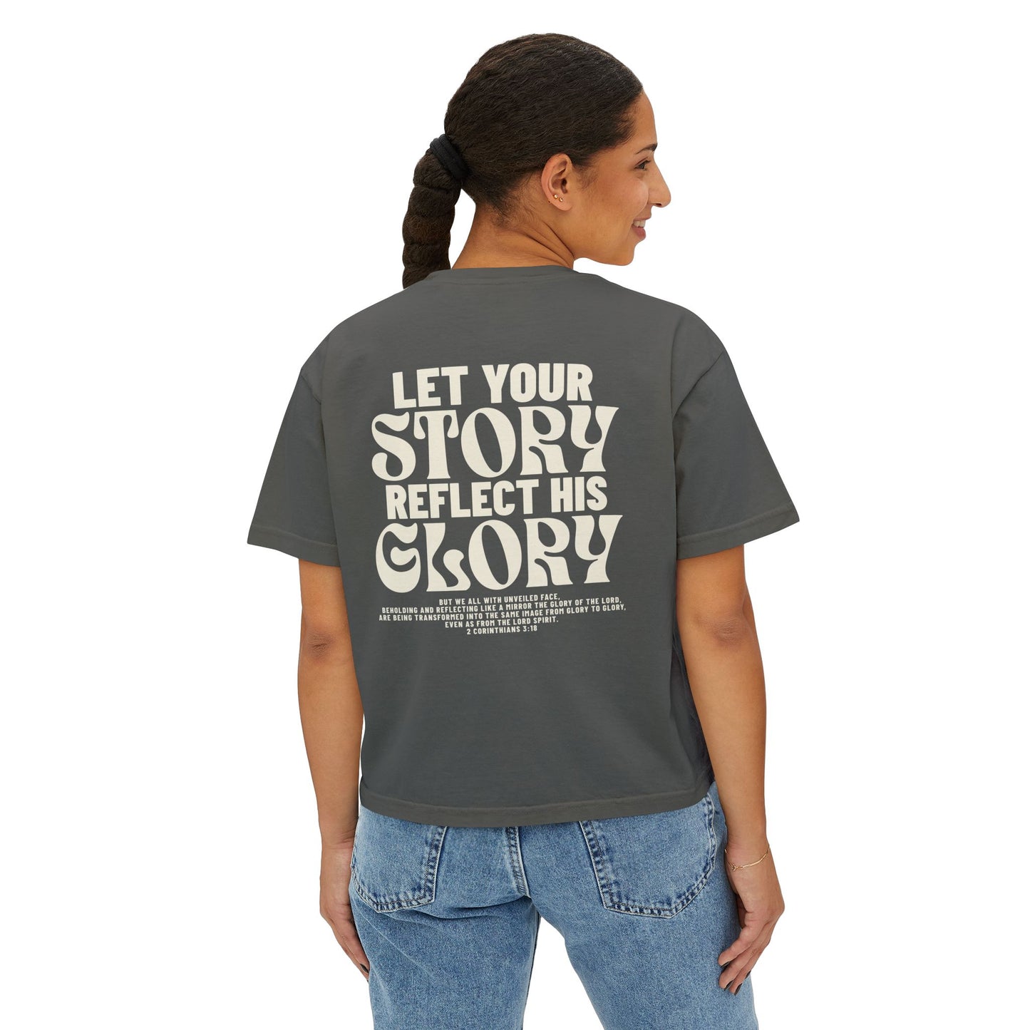 "GLORY" WOMENS PREMIUM BOXY TEE