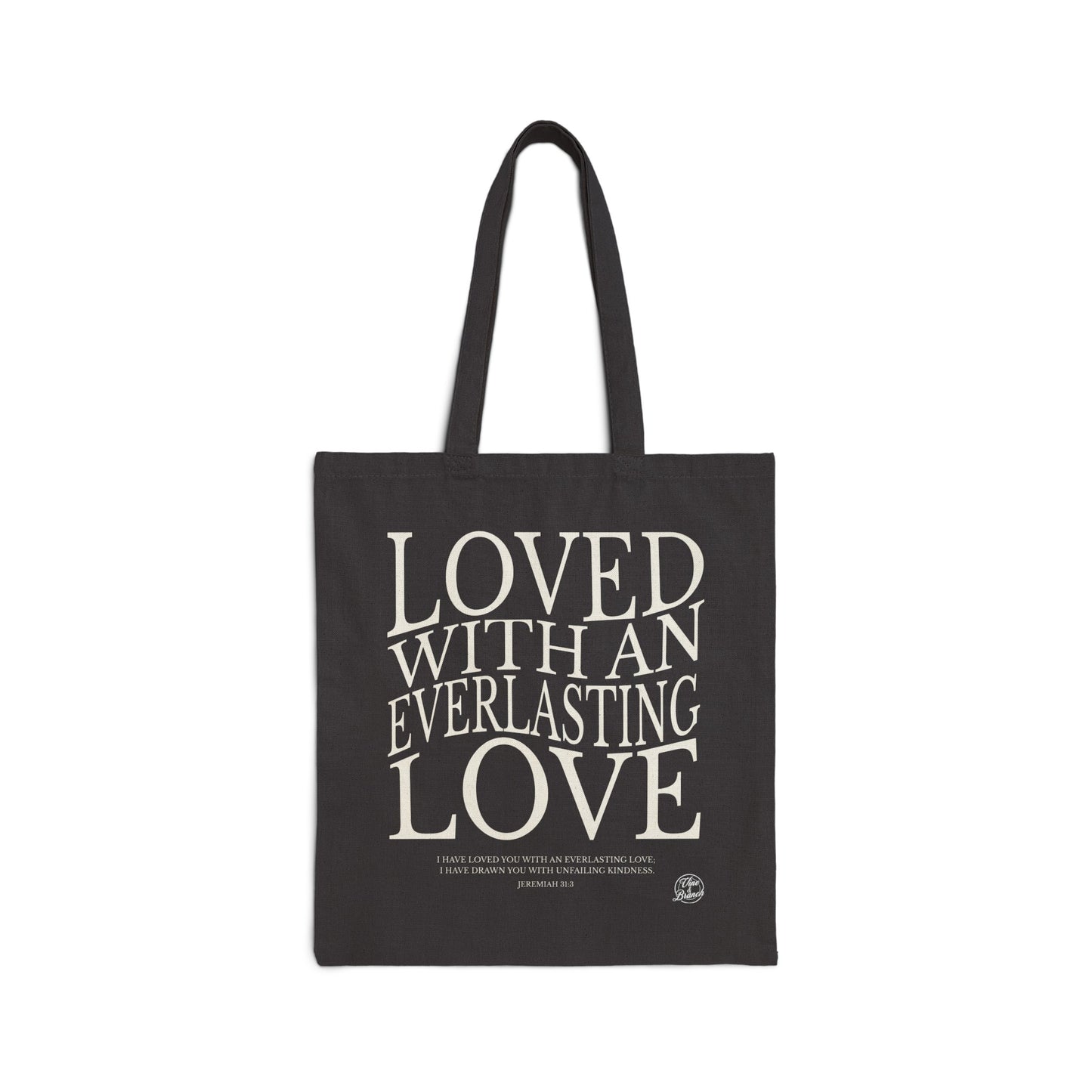 "Everlasting Love" Cotton Canvas Tote Bag