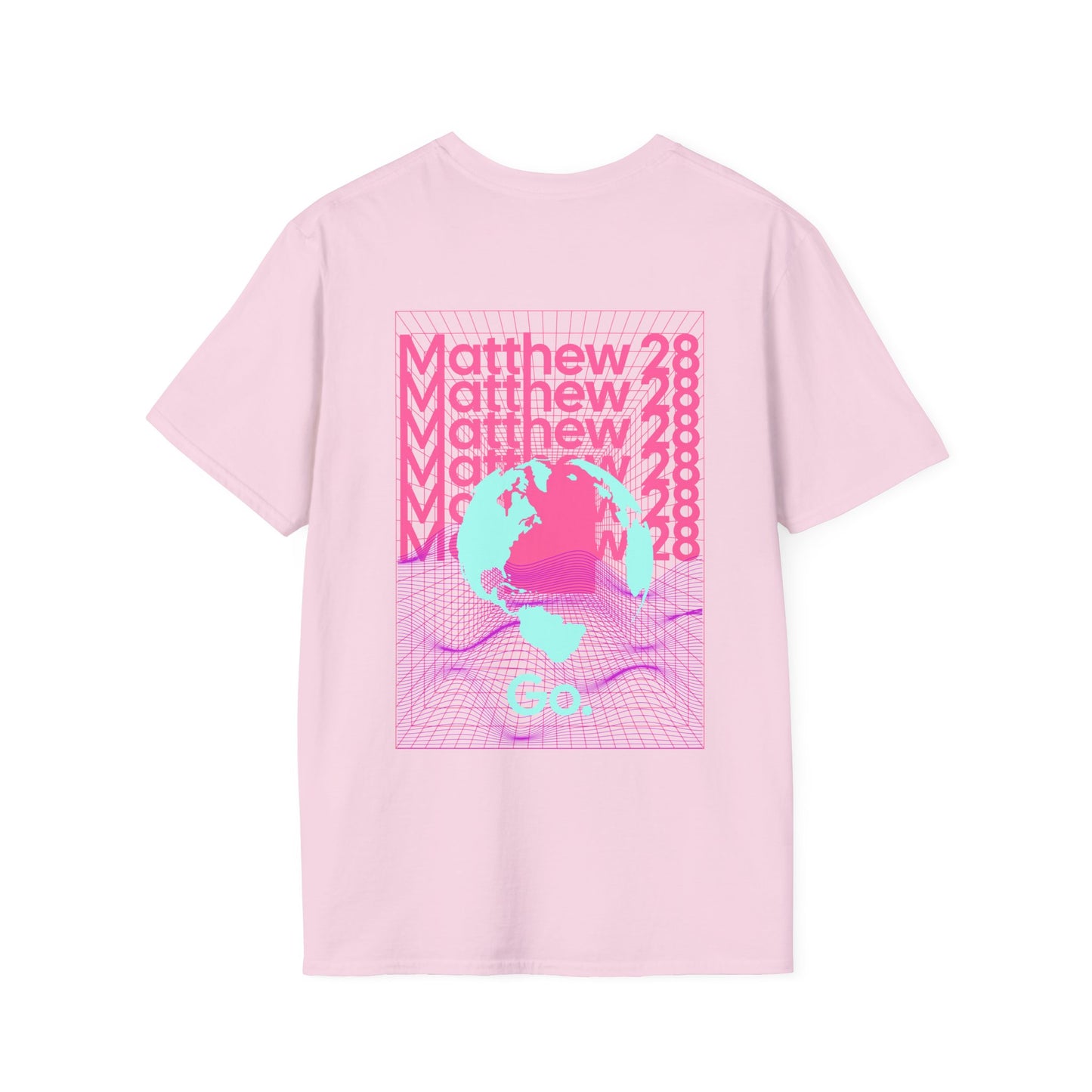 "Go. Matthew 28" Unisex Softstyle Tee