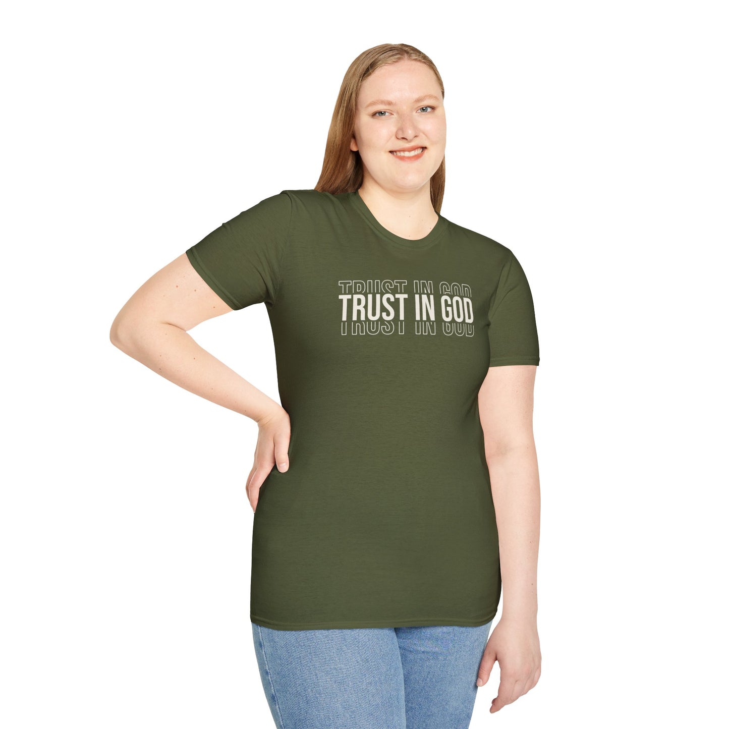 "Trust In God" Unisex Softstyle Tee