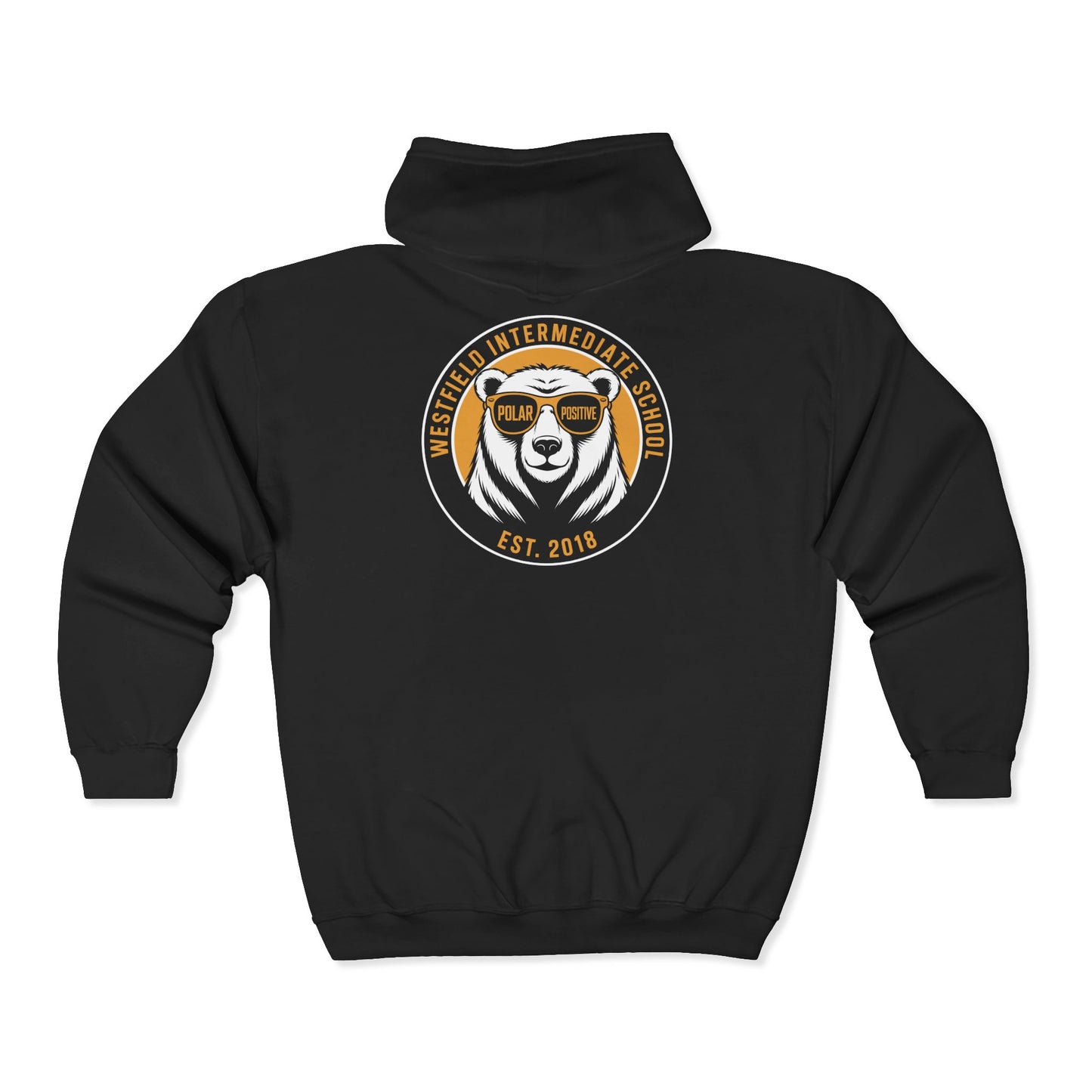 WIS "POLAR POSITIVE" UNISEX FULL ZIP HOODIE